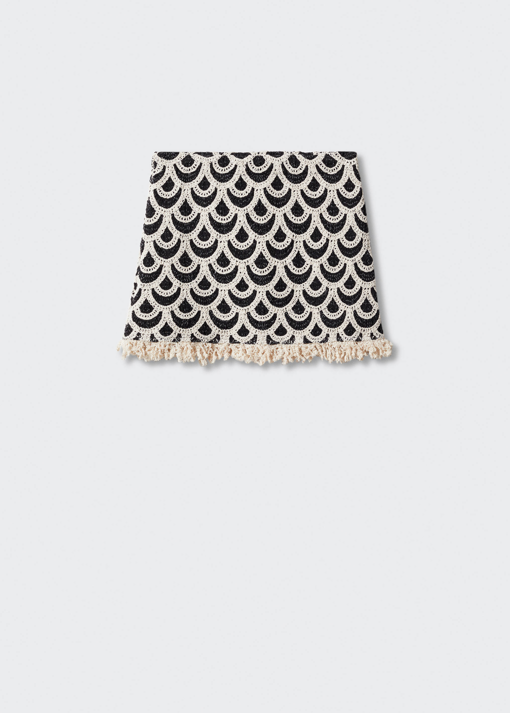 Falda crochet geométrica - Artículo sin modelo
