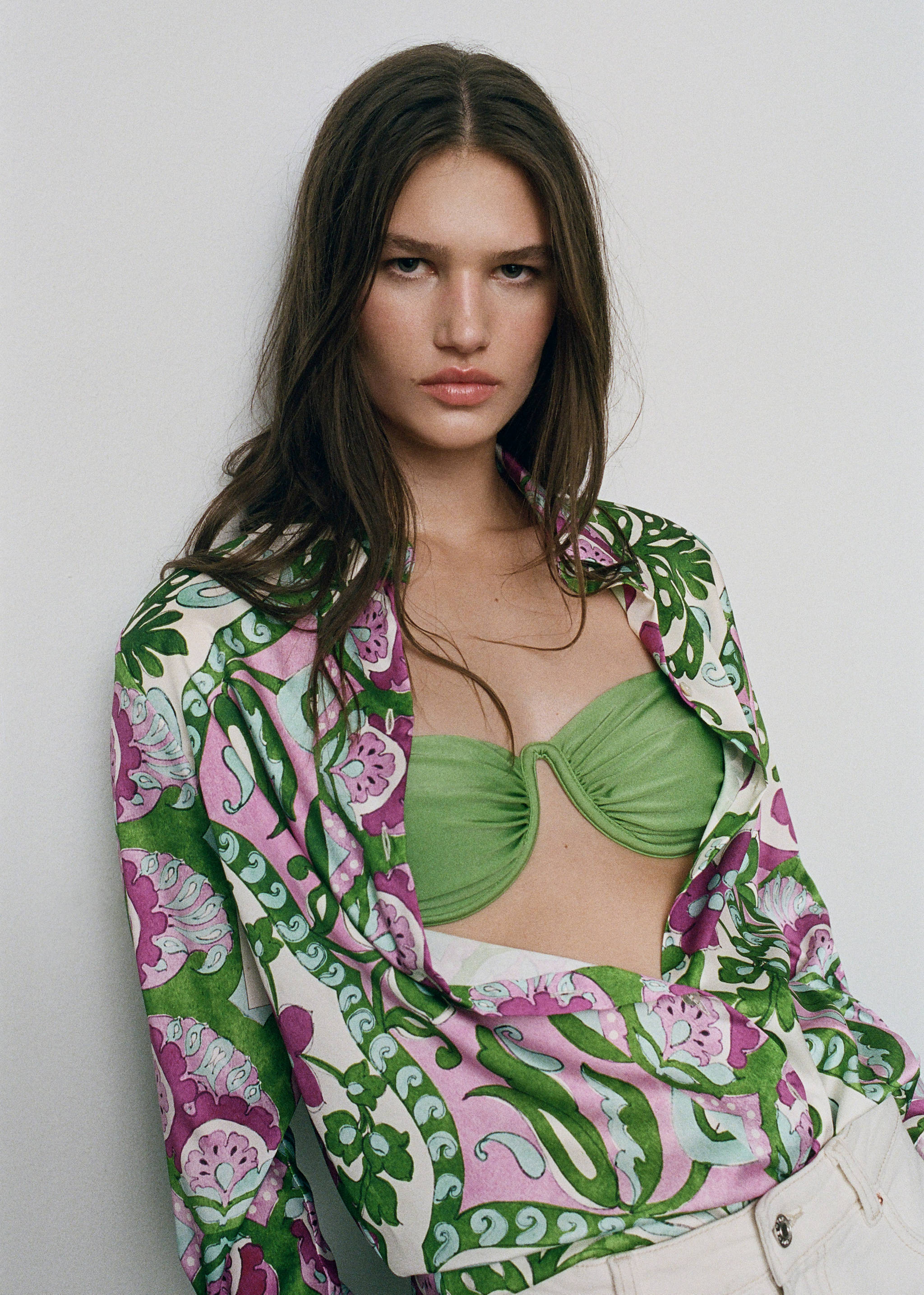 Bedrucktes Hemd in Satin-Optik - Detail des Artikels 6