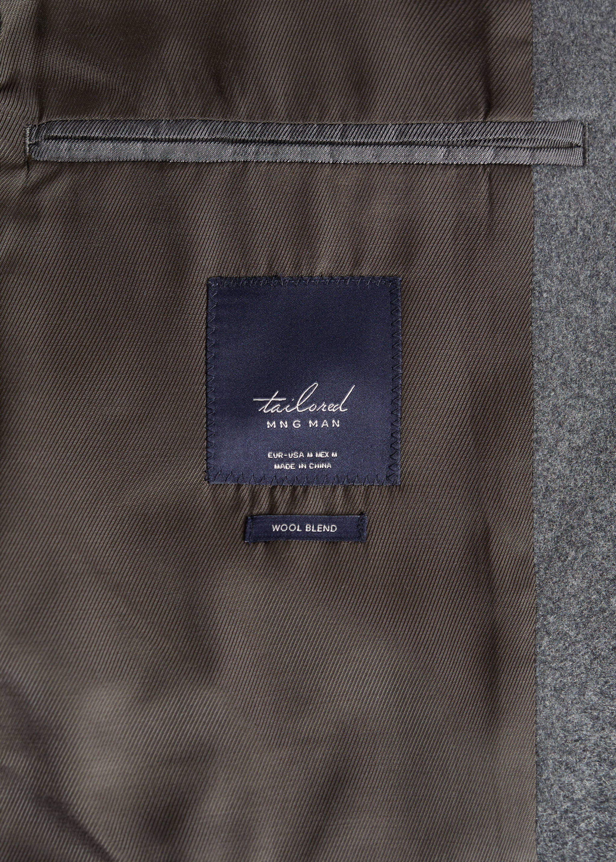 Wool funnel neck coat - Details of the article 6