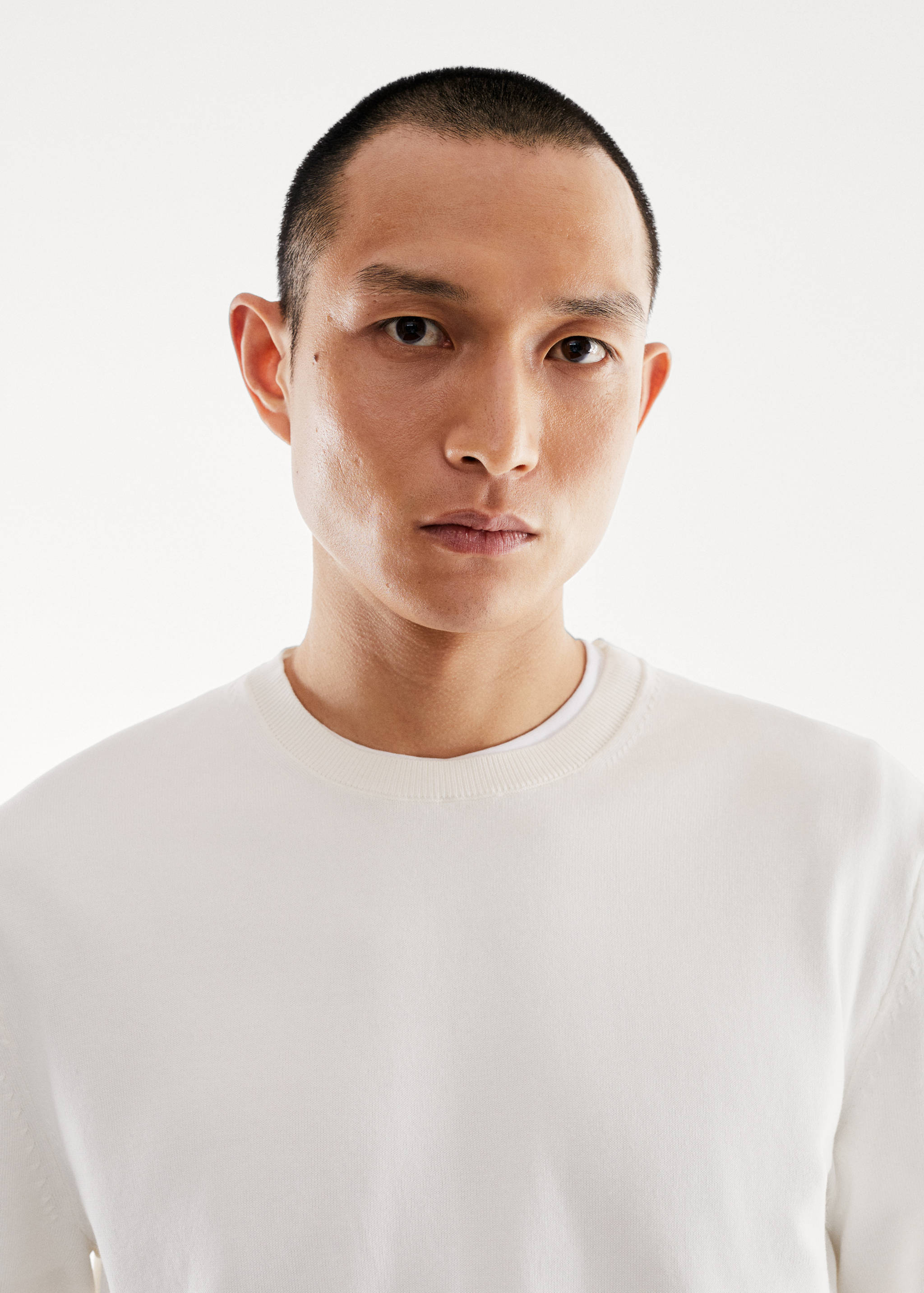 Slabý bavlněný svetr - Detail zboží 1