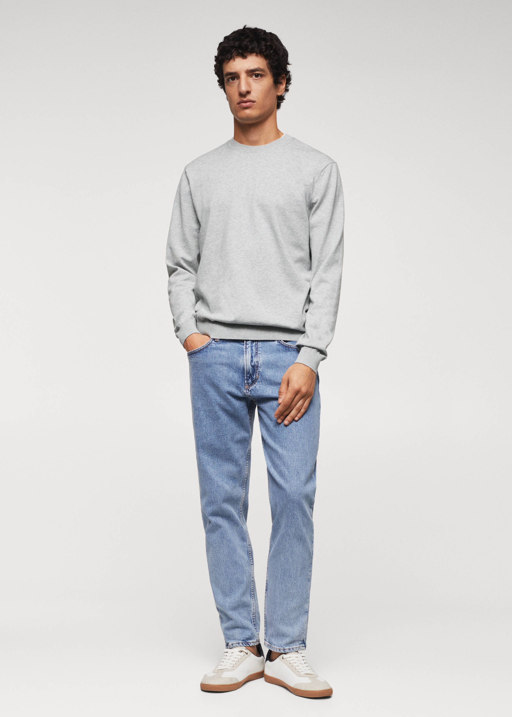 Slabý bavlněný svetr - Celkový náhled