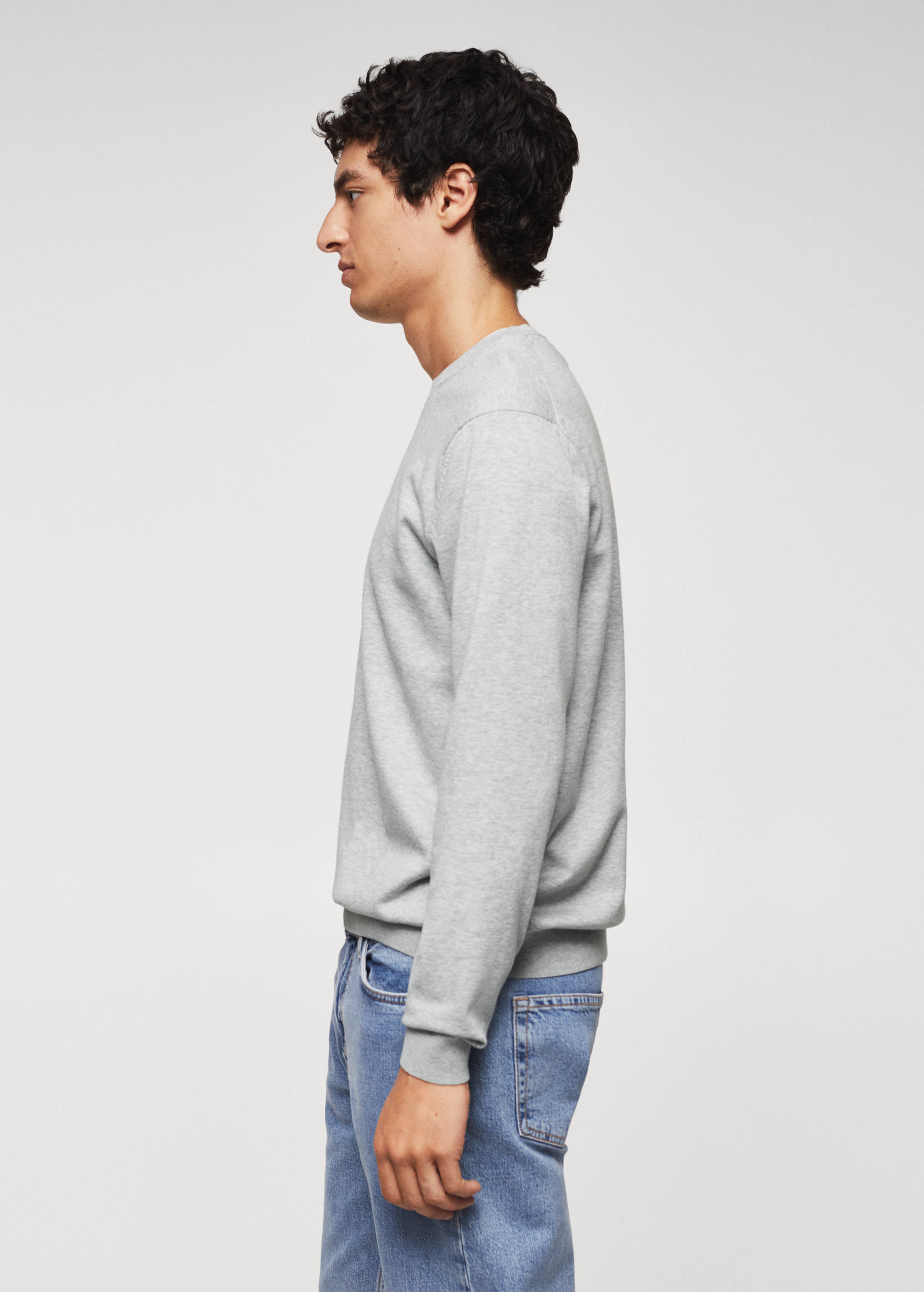 Slabý bavlněný svetr - Detail zboží 2