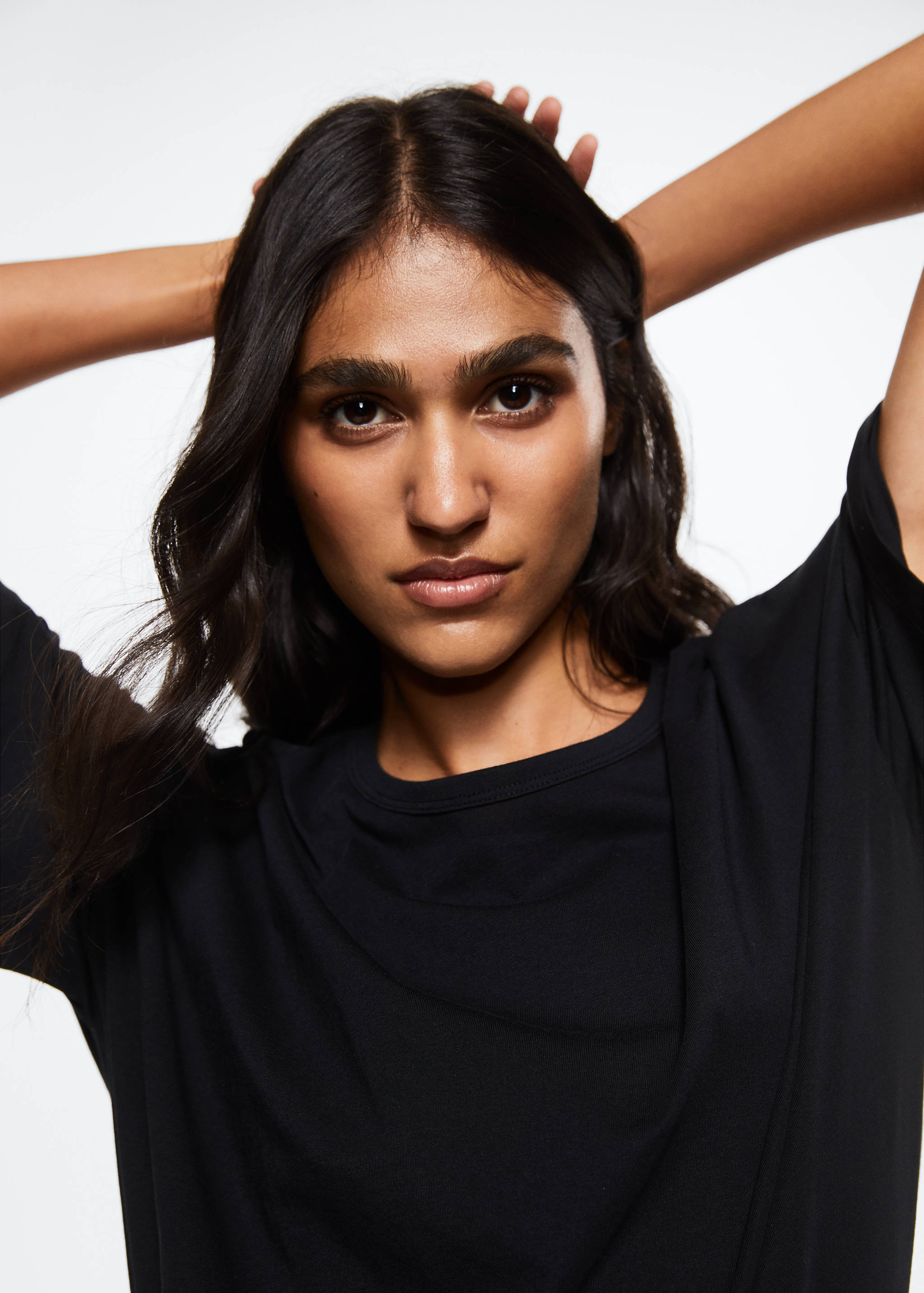 Oversize cotton T-shirt - Details of the article 2