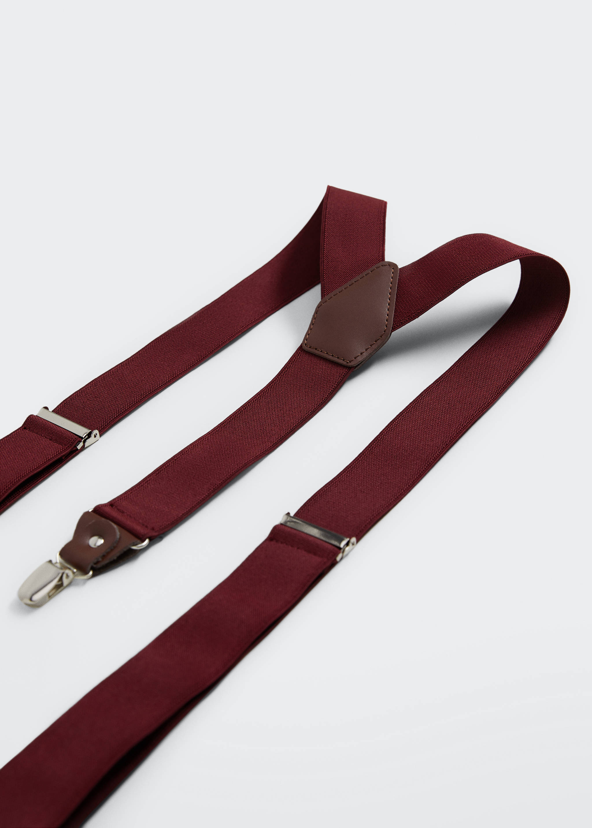 Adjustable elastic straps with leather details - Details of the article 3