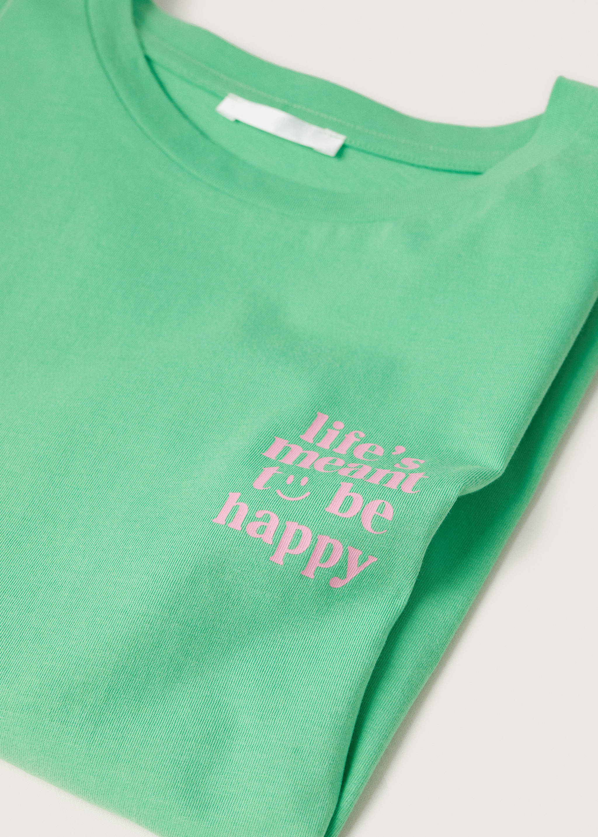 Samarreta barreja cotó estampada - Detall de l'article 8