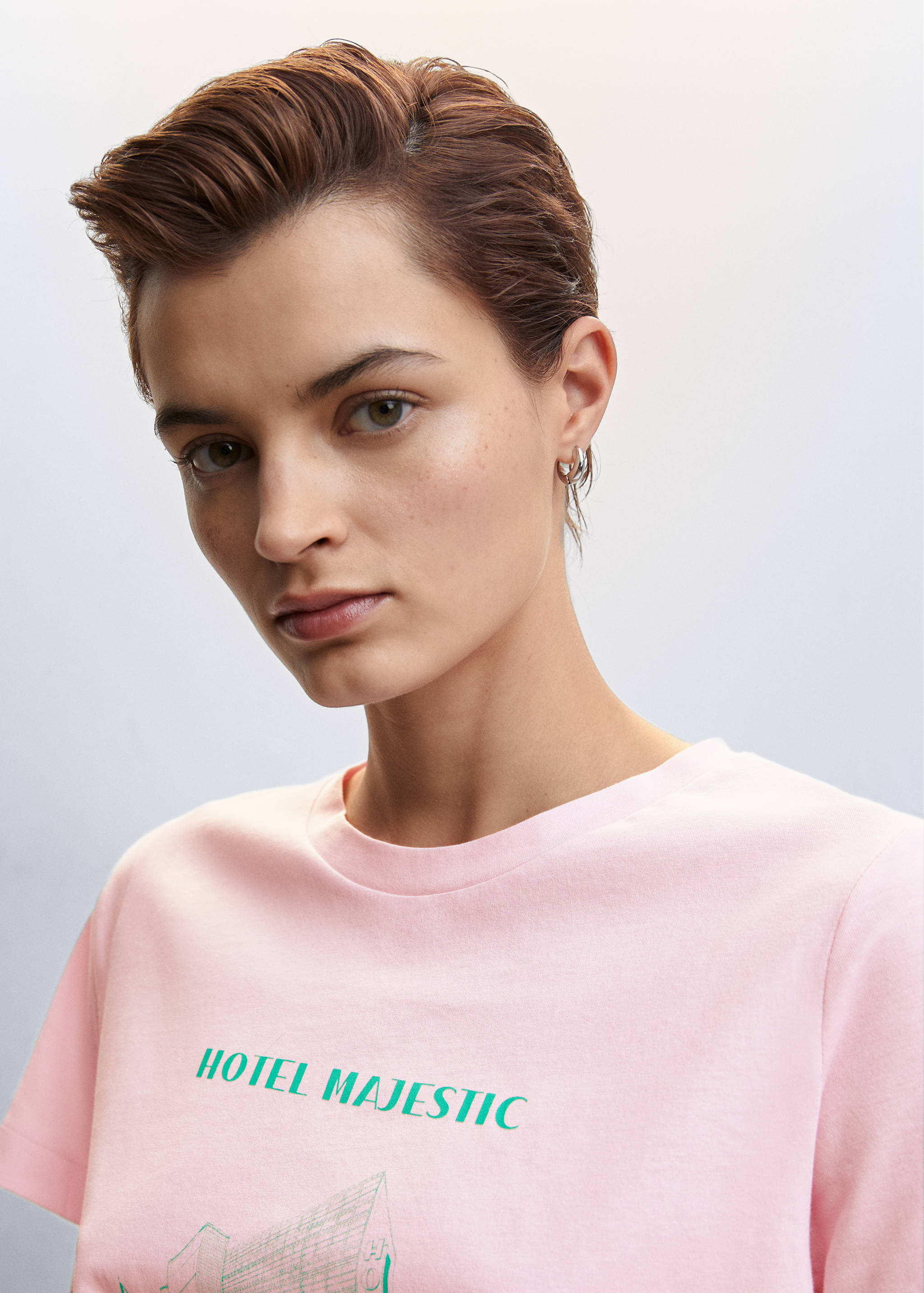 Samarreta barreja cotó estampada - Detall de l'article 1