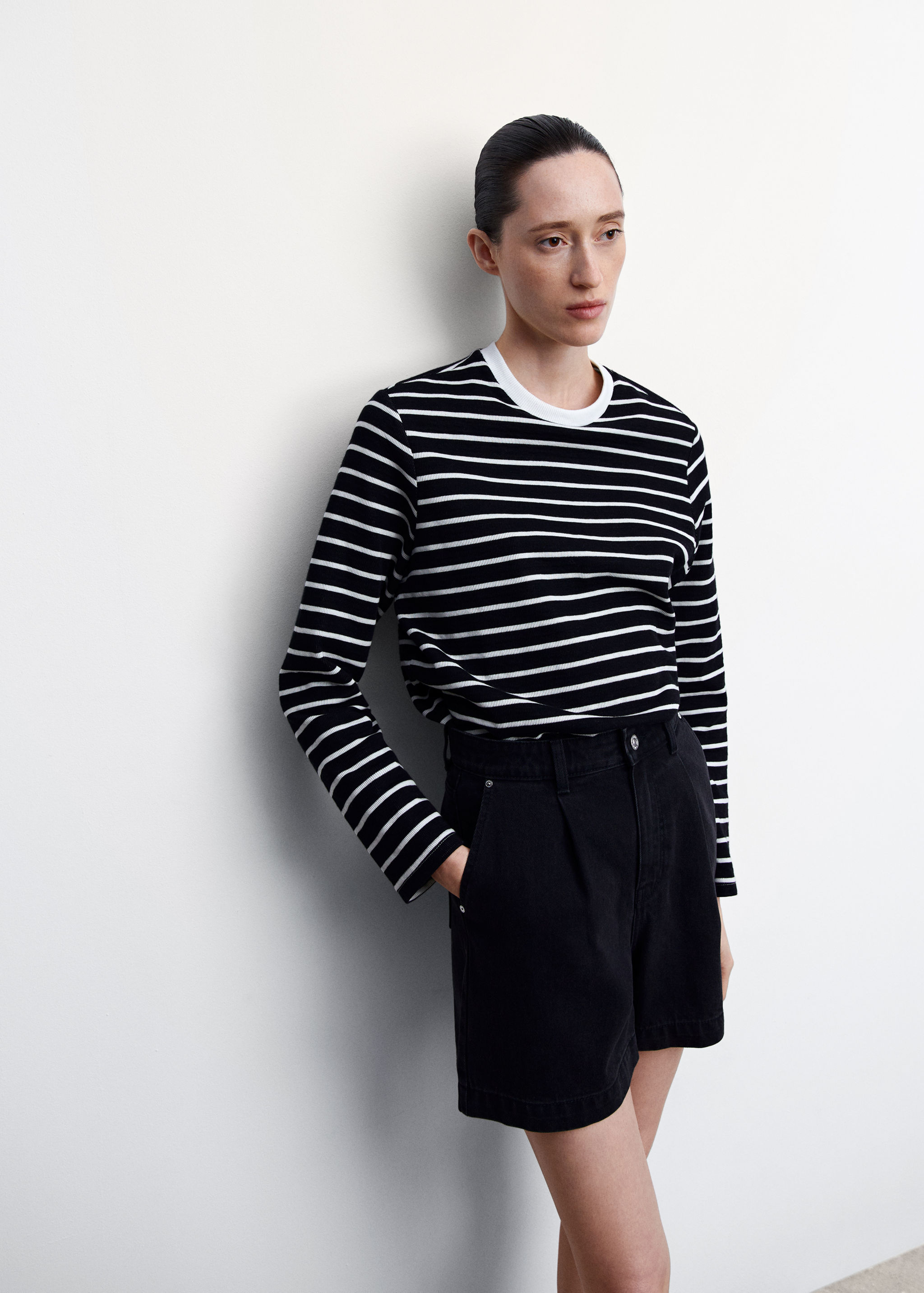 Slouchy-Bundfaltenshorts - Detail des Artikels 2