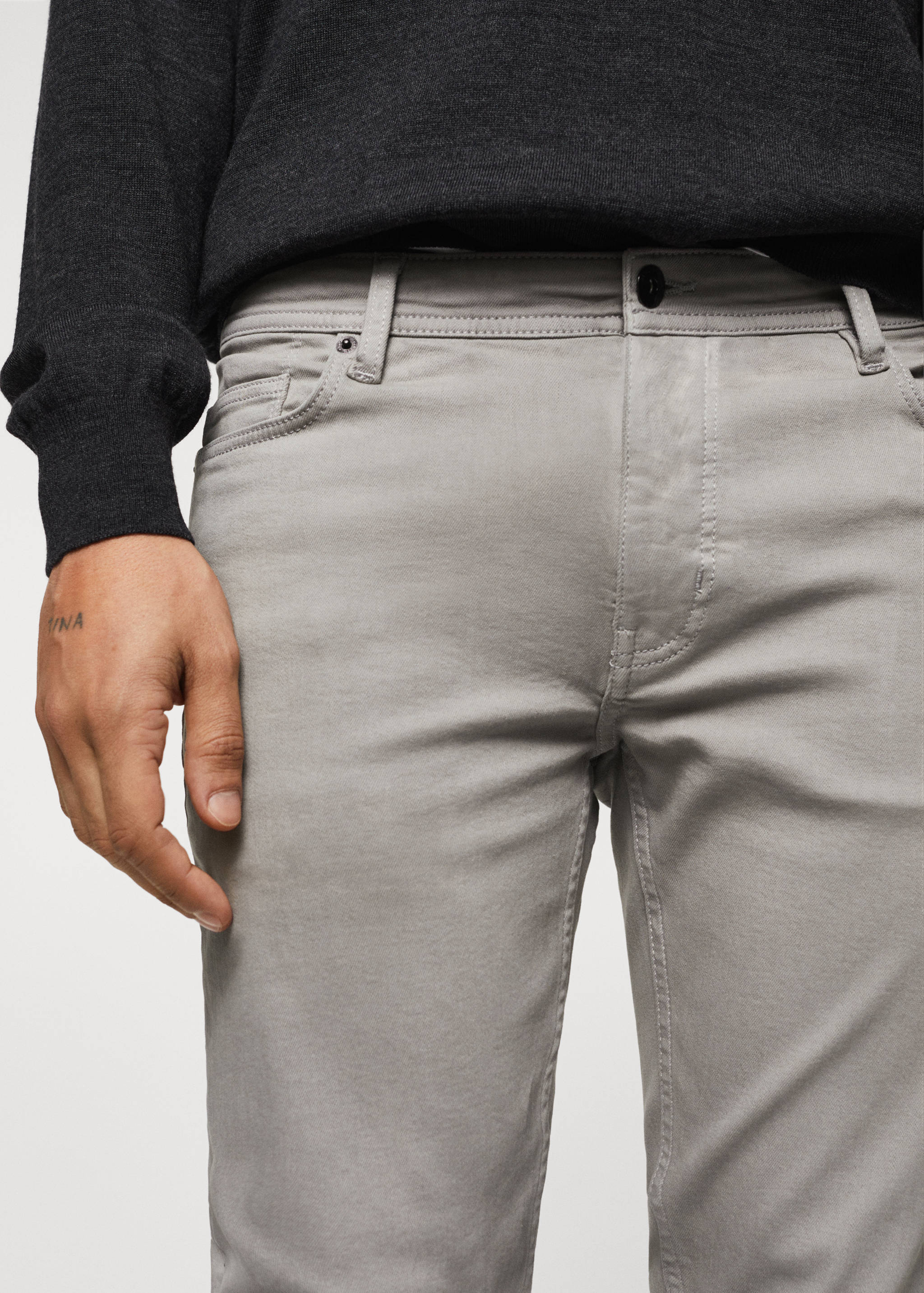 Colour skinny jeans - Details of the article 1