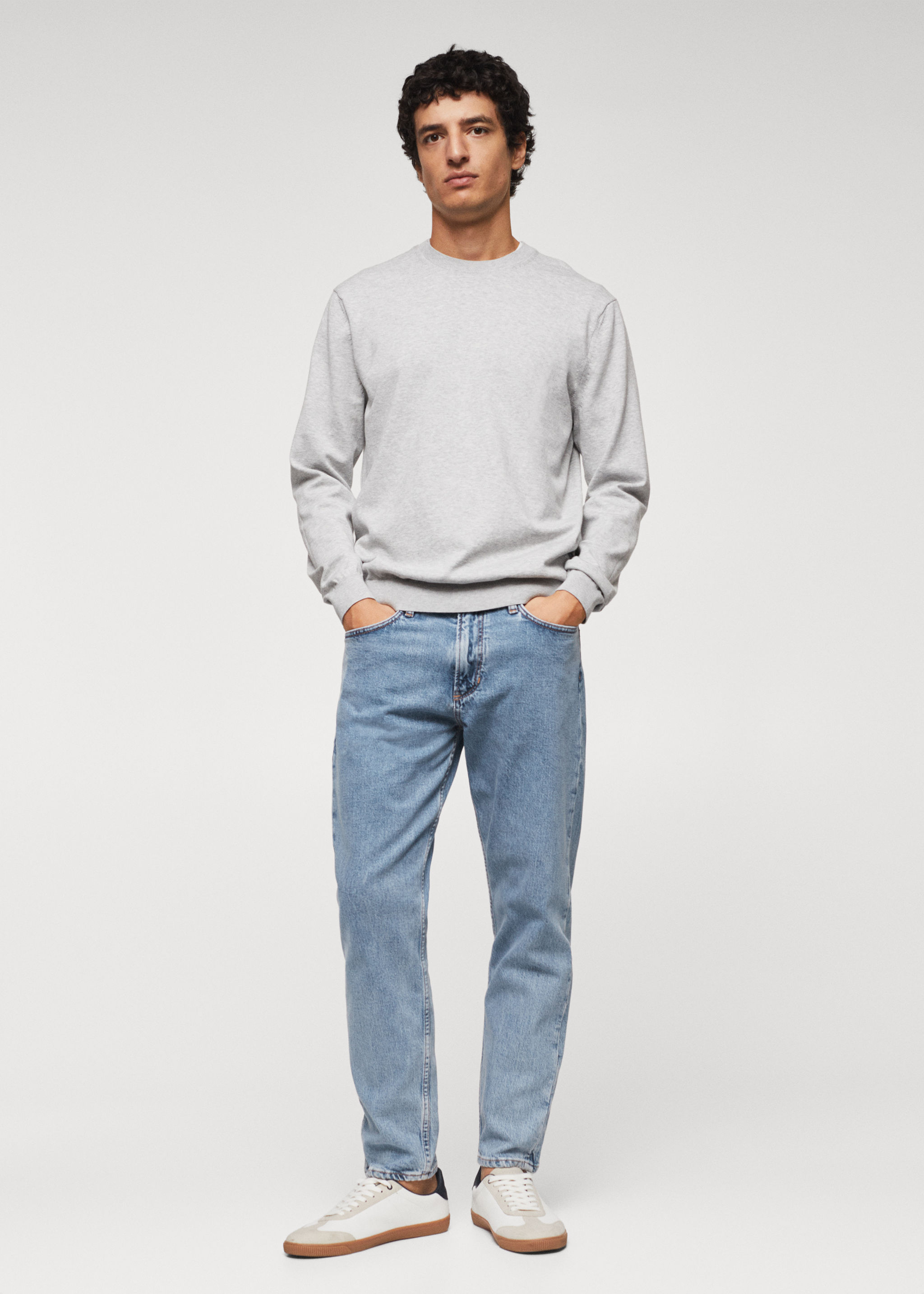 Jeans Ben tapered e cropped - Plano geral