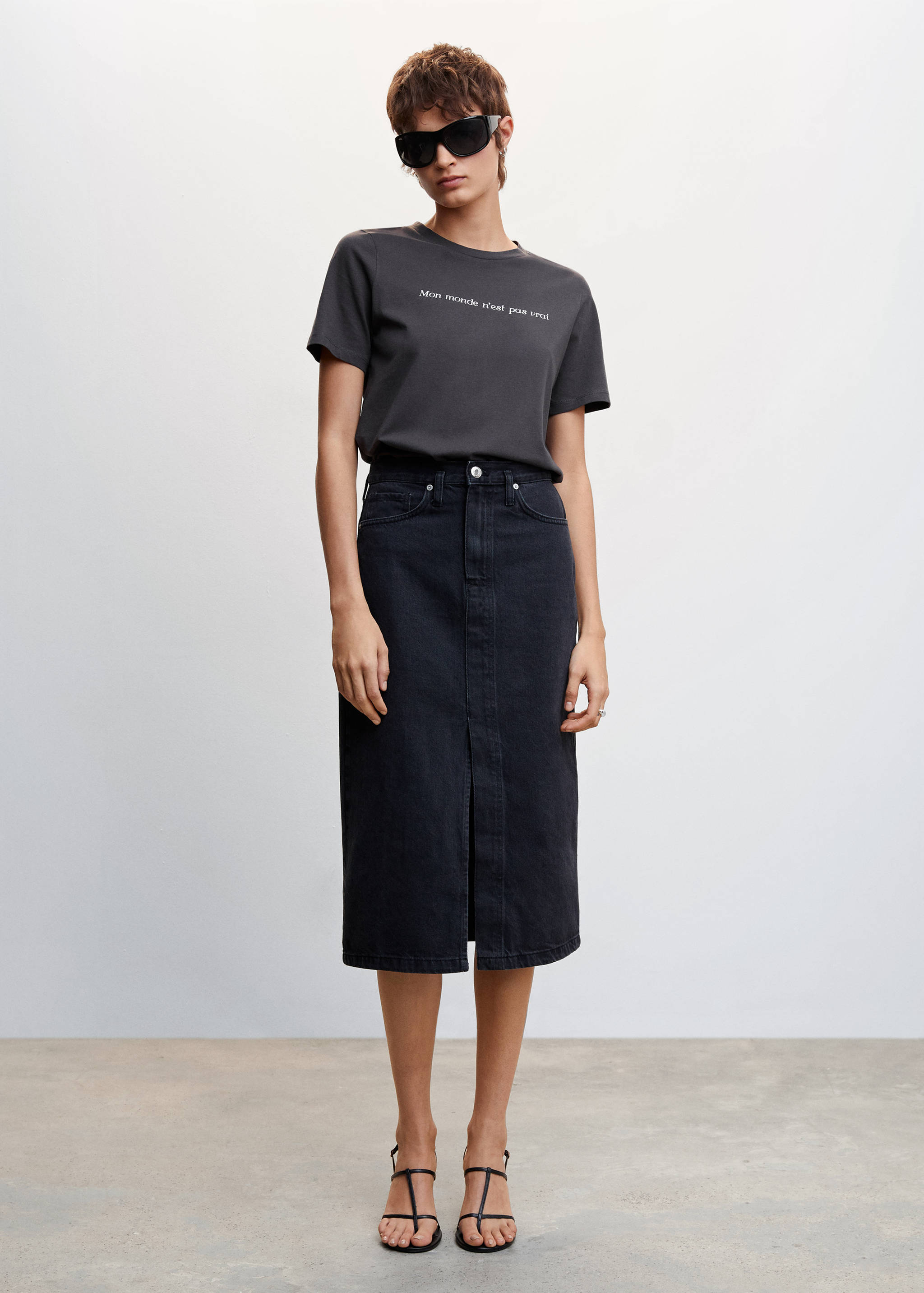 Printed cotton shirt - General plane