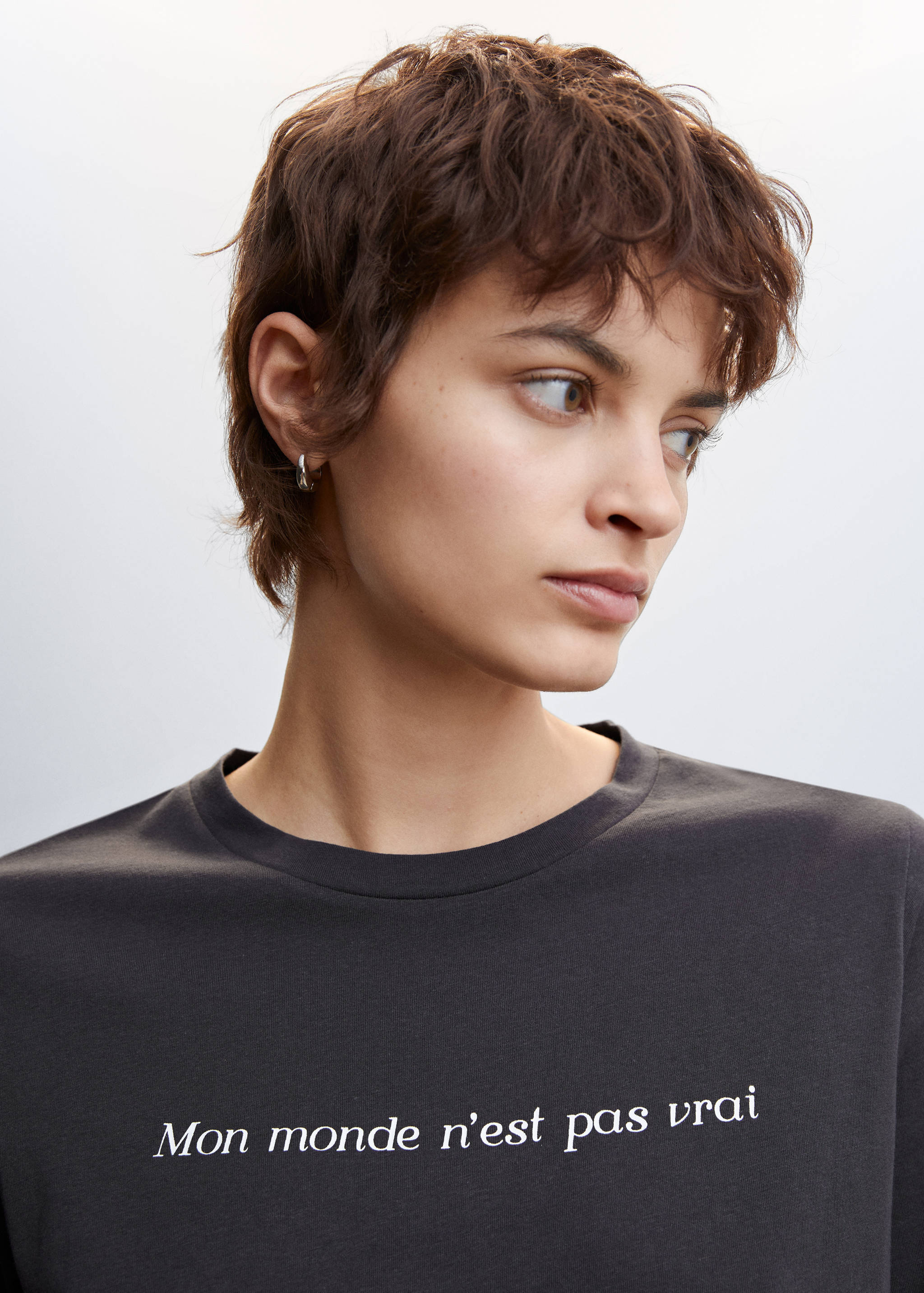 Printed cotton shirt - Details of the article 1