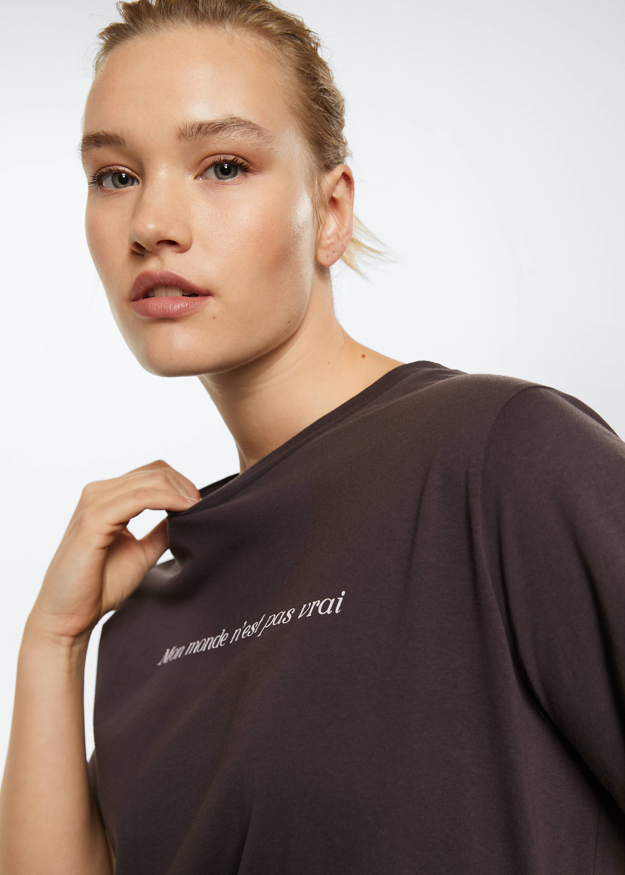 Printed cotton shirt - Details of the article 4