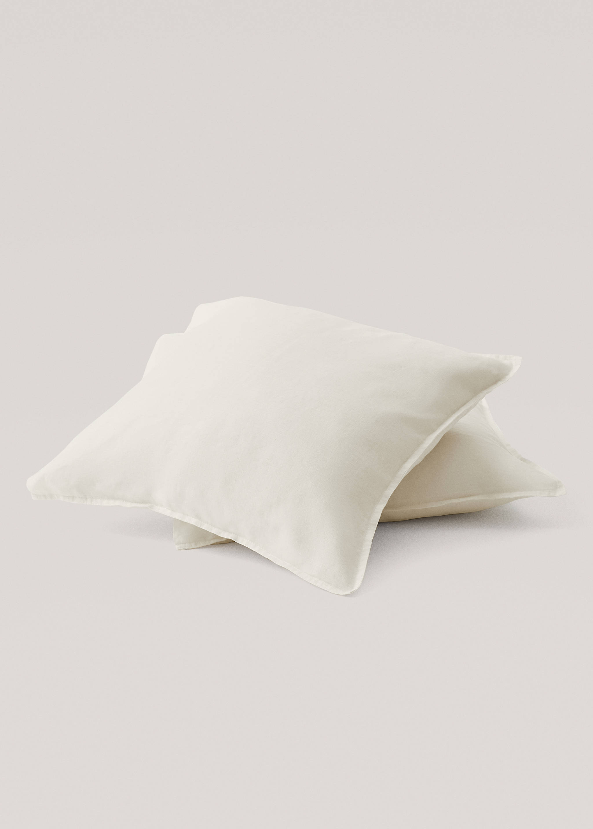 100% linen cushion case set 60X60cm - Medium plane