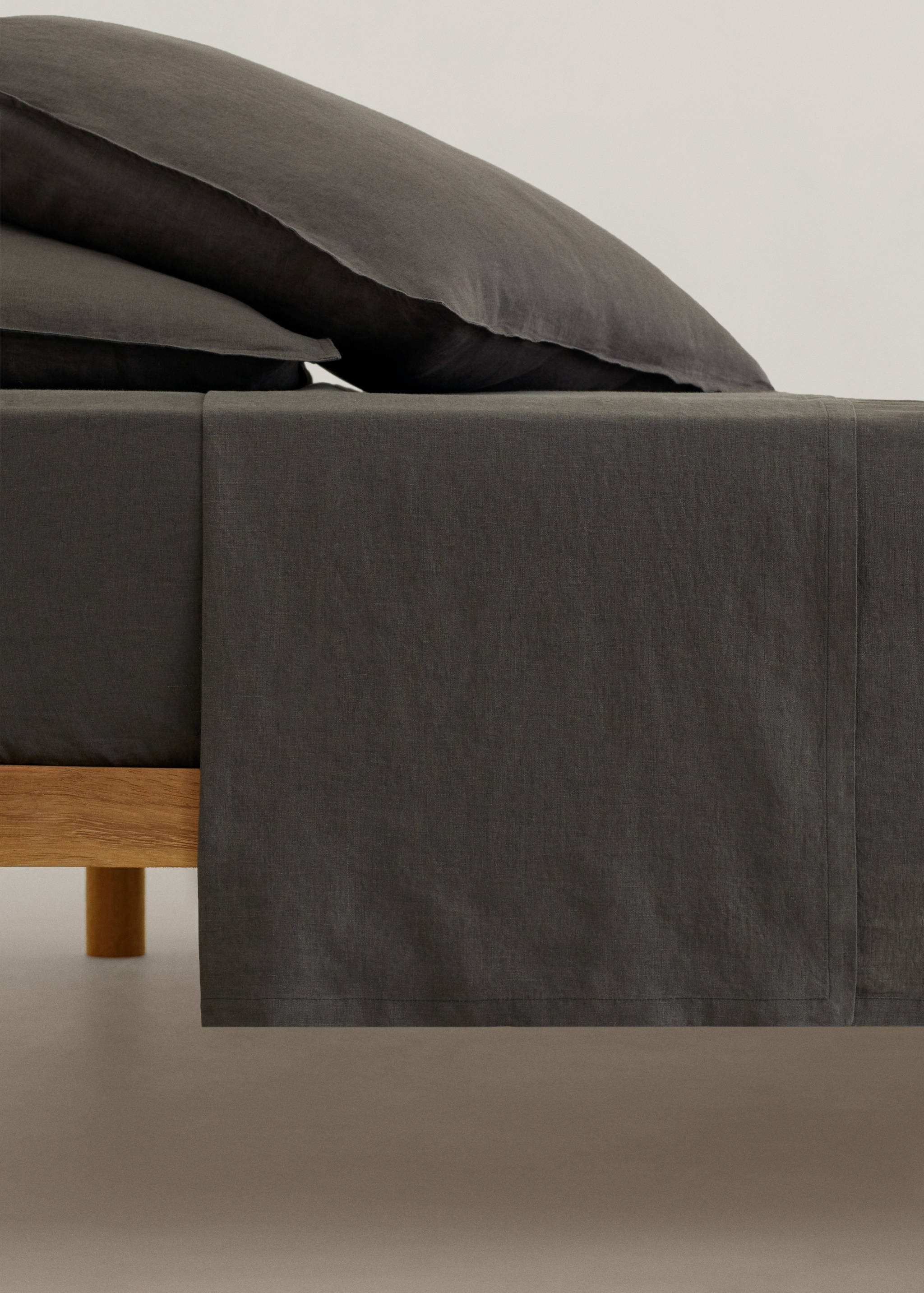 Drap 100 % lin lit de 135/140 cm - Plan moyen