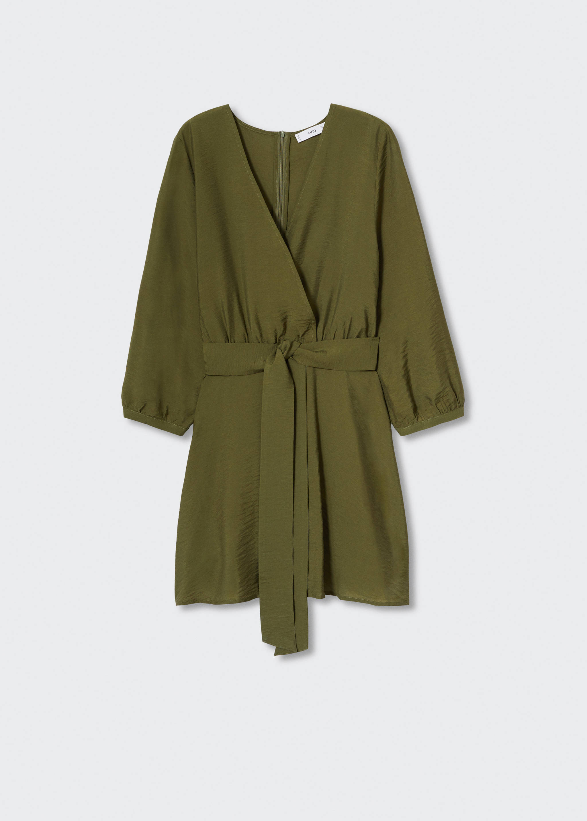 Belt satin dress - Article without model