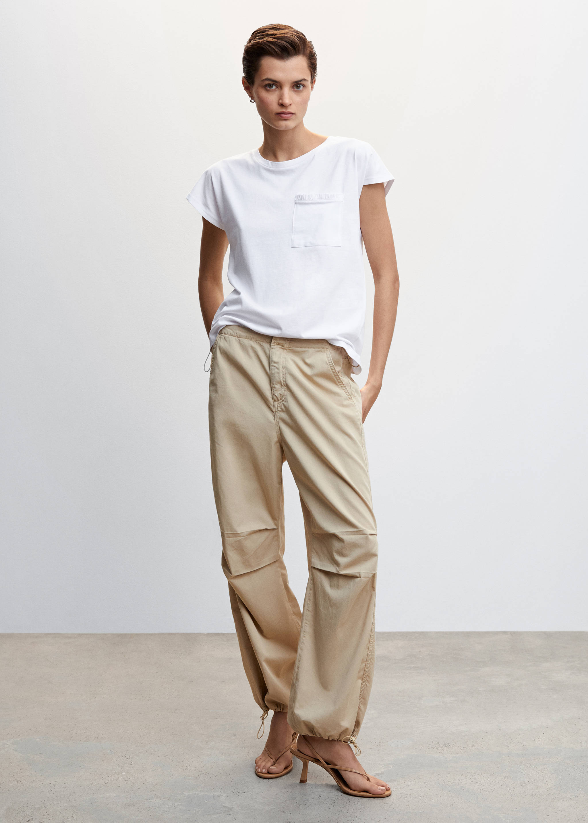 Πουκάμισο βαμβακερό με τσέπη - Γενικό πλάνο