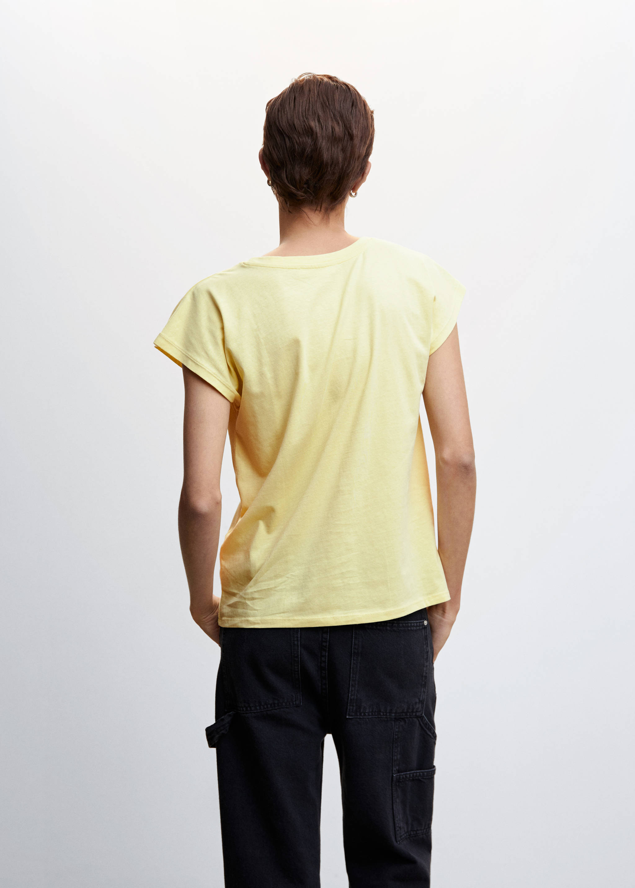 Πουκάμισο βαμβακερό με τσέπη - Πίσω όψη προϊόντος