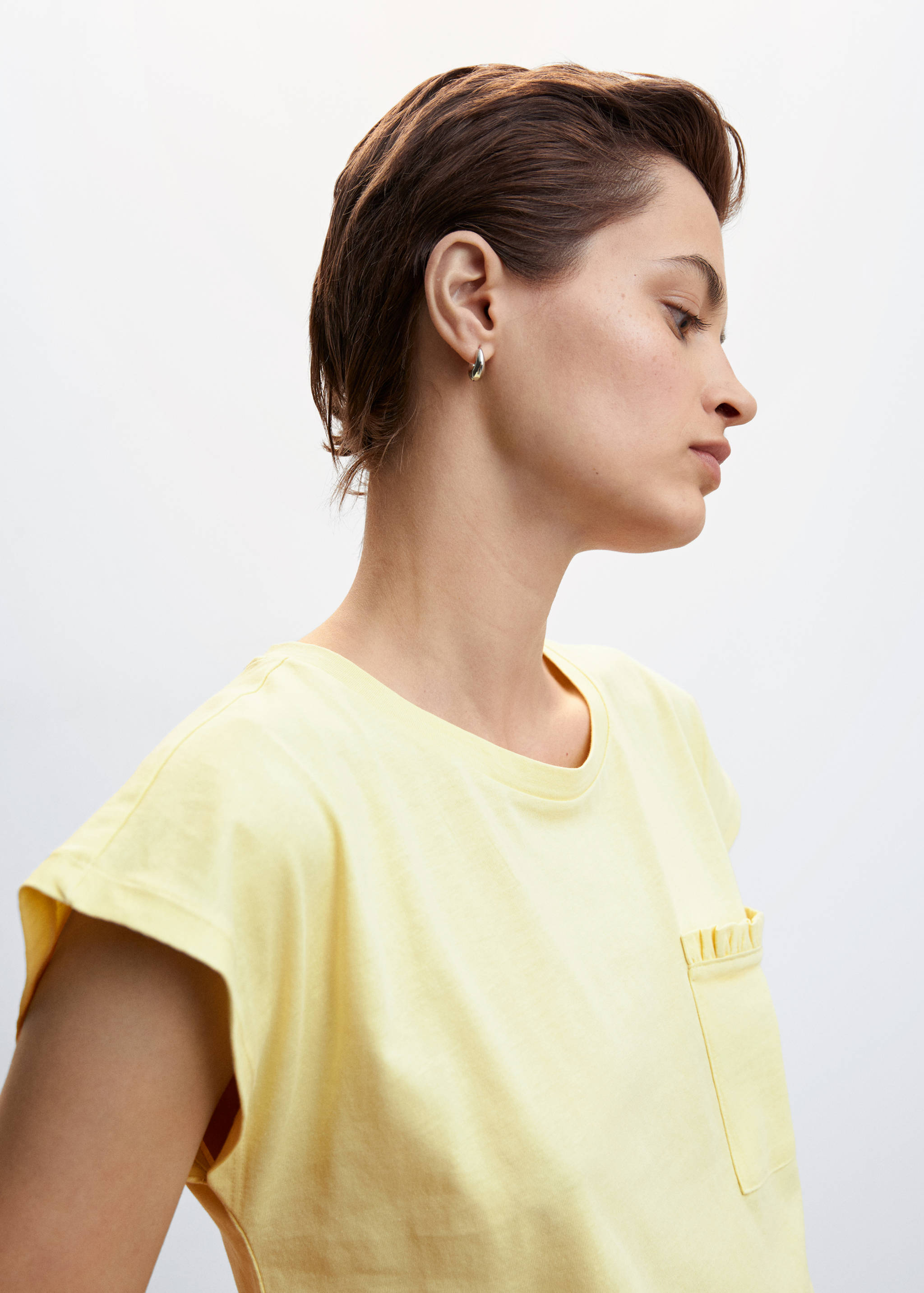 Πουκάμισο βαμβακερό με τσέπη - Λεπτομέρεια του προϊόντος 1