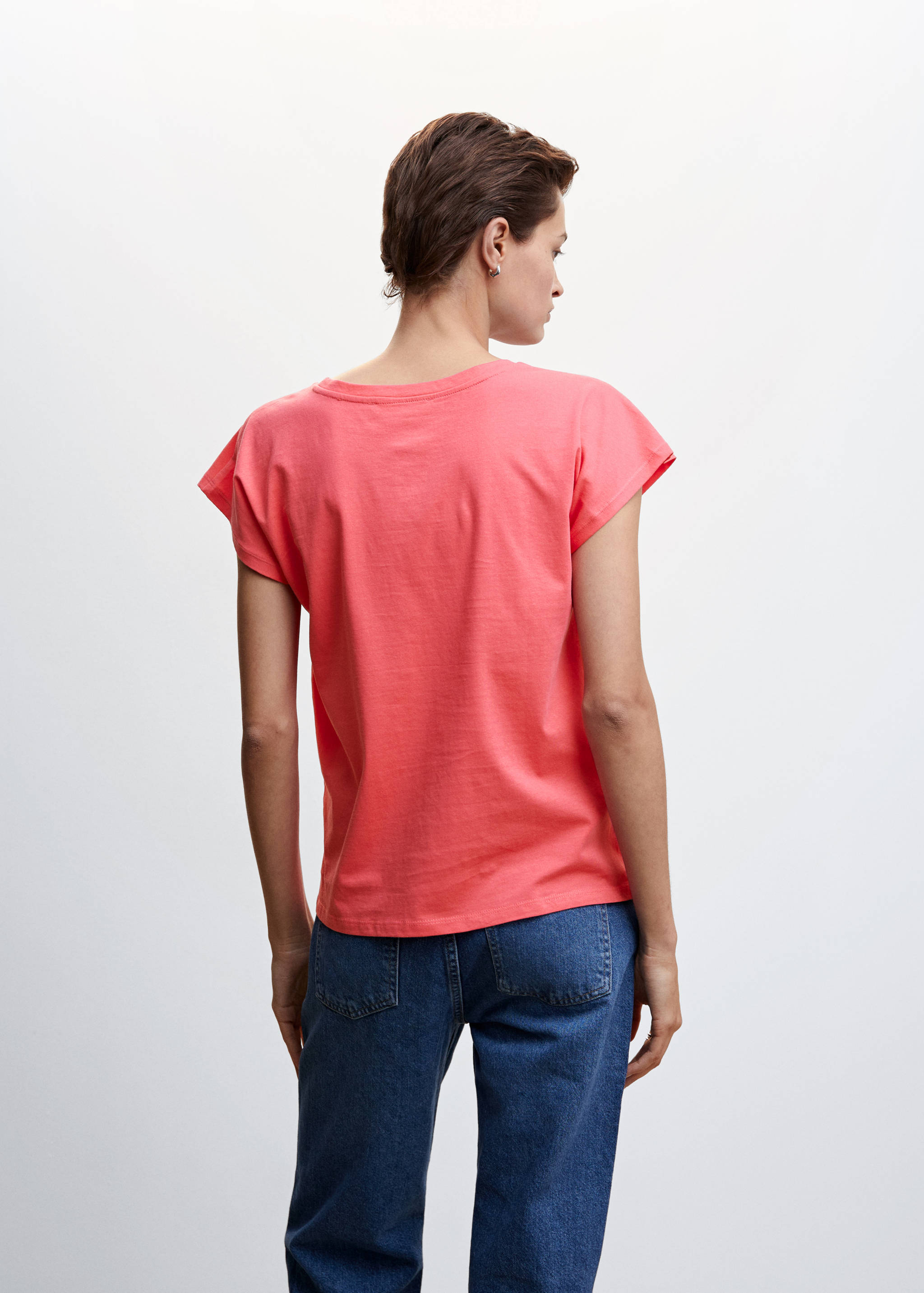 Πουκάμισο βαμβακερό με τσέπη - Πίσω όψη προϊόντος