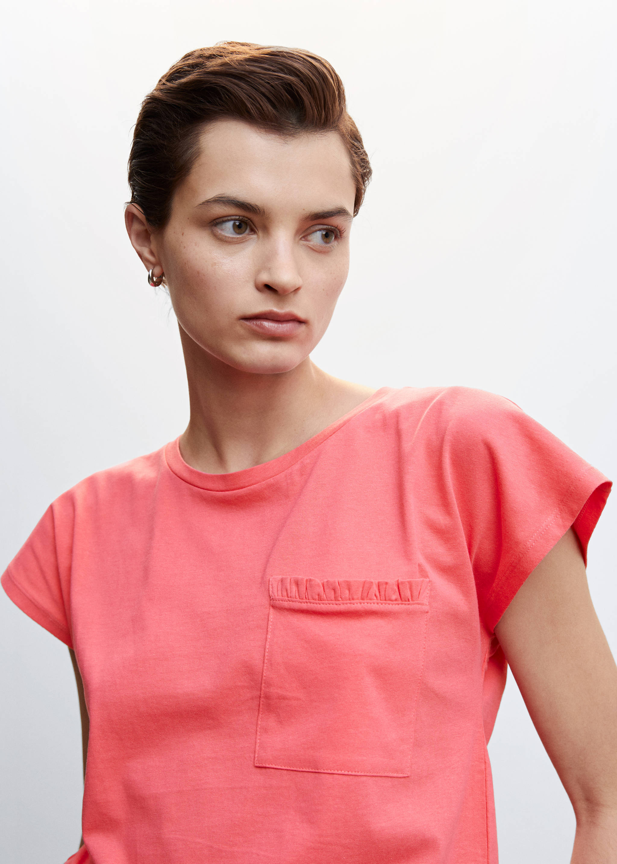 Πουκάμισο βαμβακερό με τσέπη - Λεπτομέρεια του προϊόντος 1