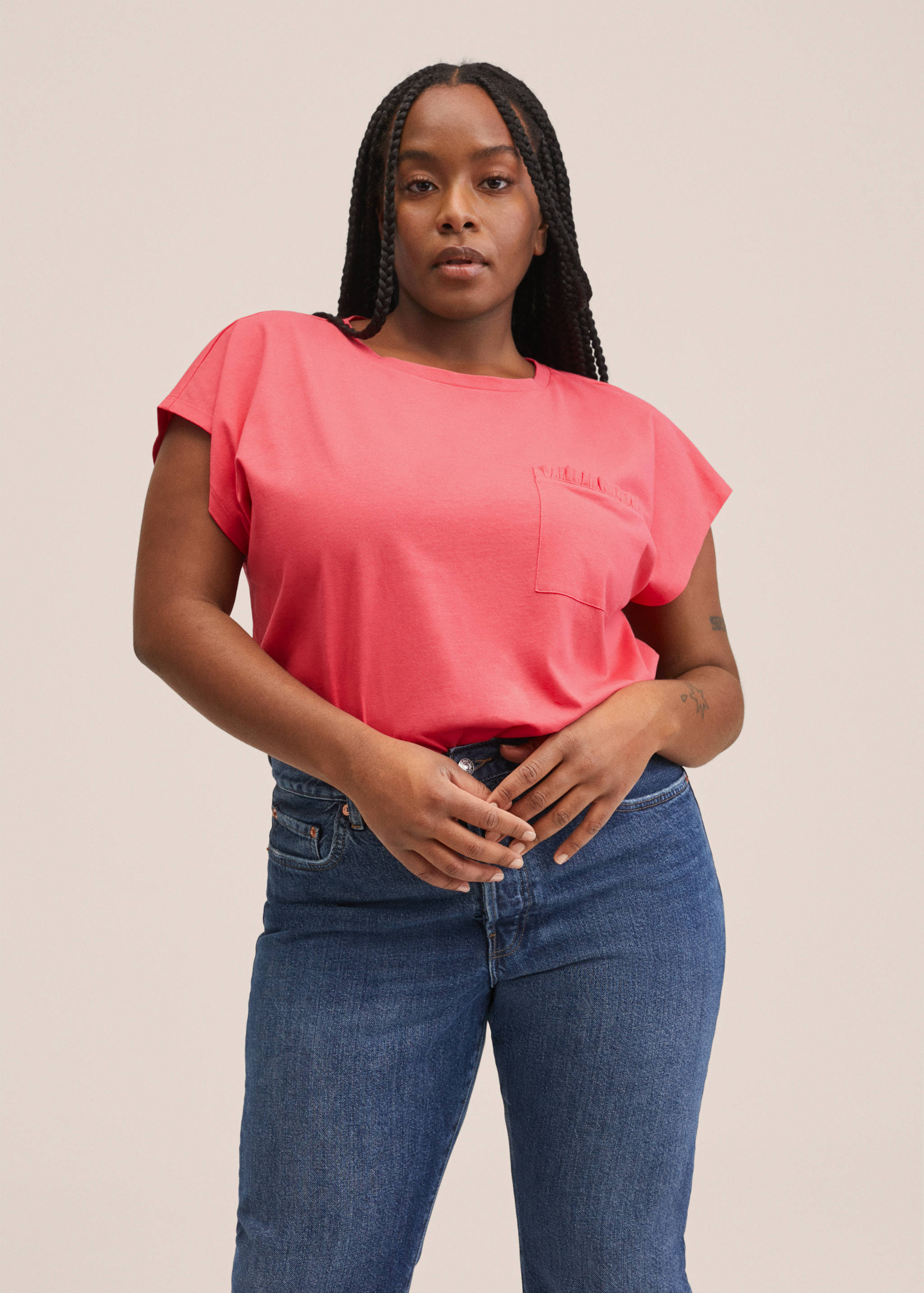 Πουκάμισο βαμβακερό με τσέπη - Λεπτομέρεια του προϊόντος 3