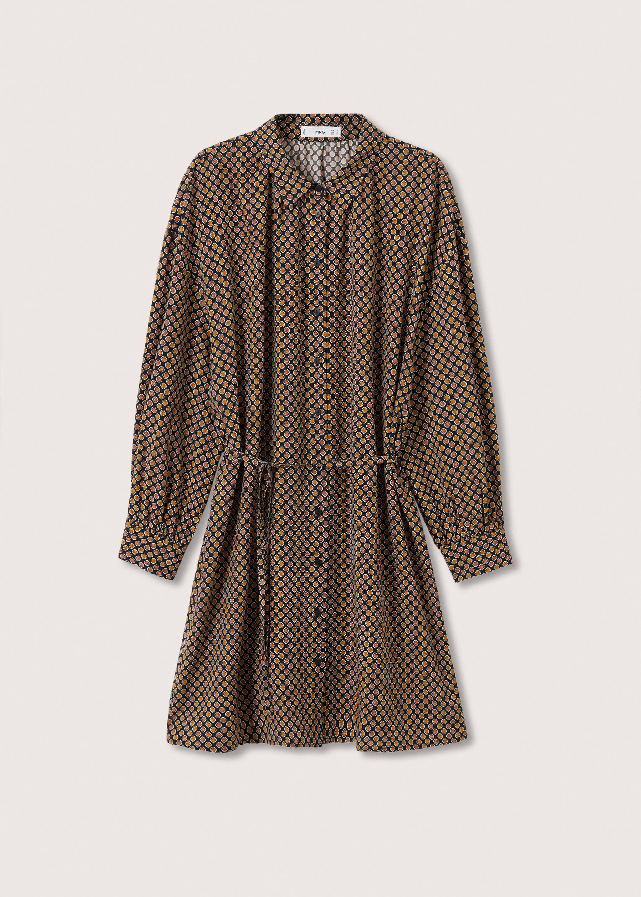 Printed shirt dress - Article without model