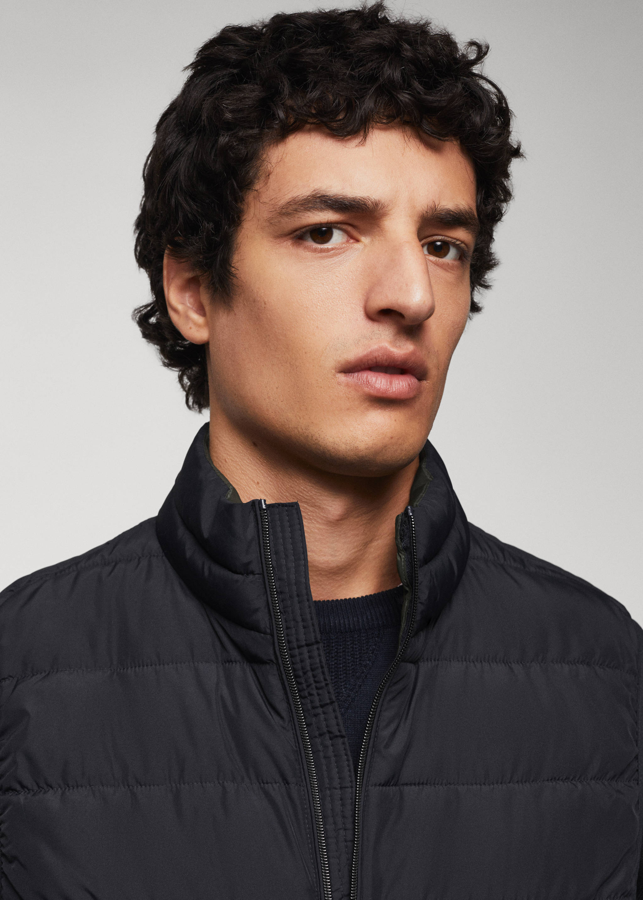 Lightweight nylon quilted gilet - Details of the article 1
