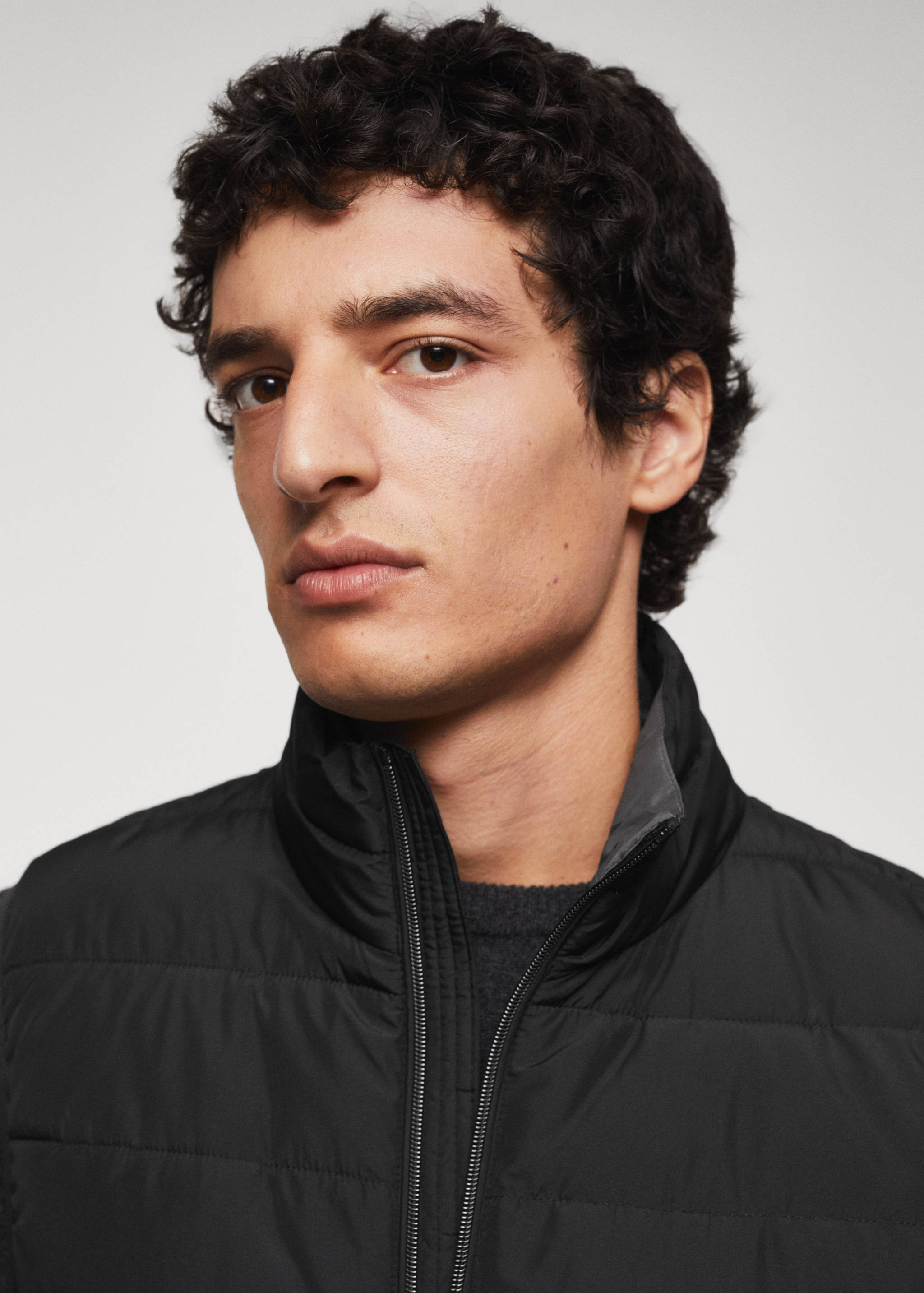 Lightweight nylon quilted gilet - Details of the article 1