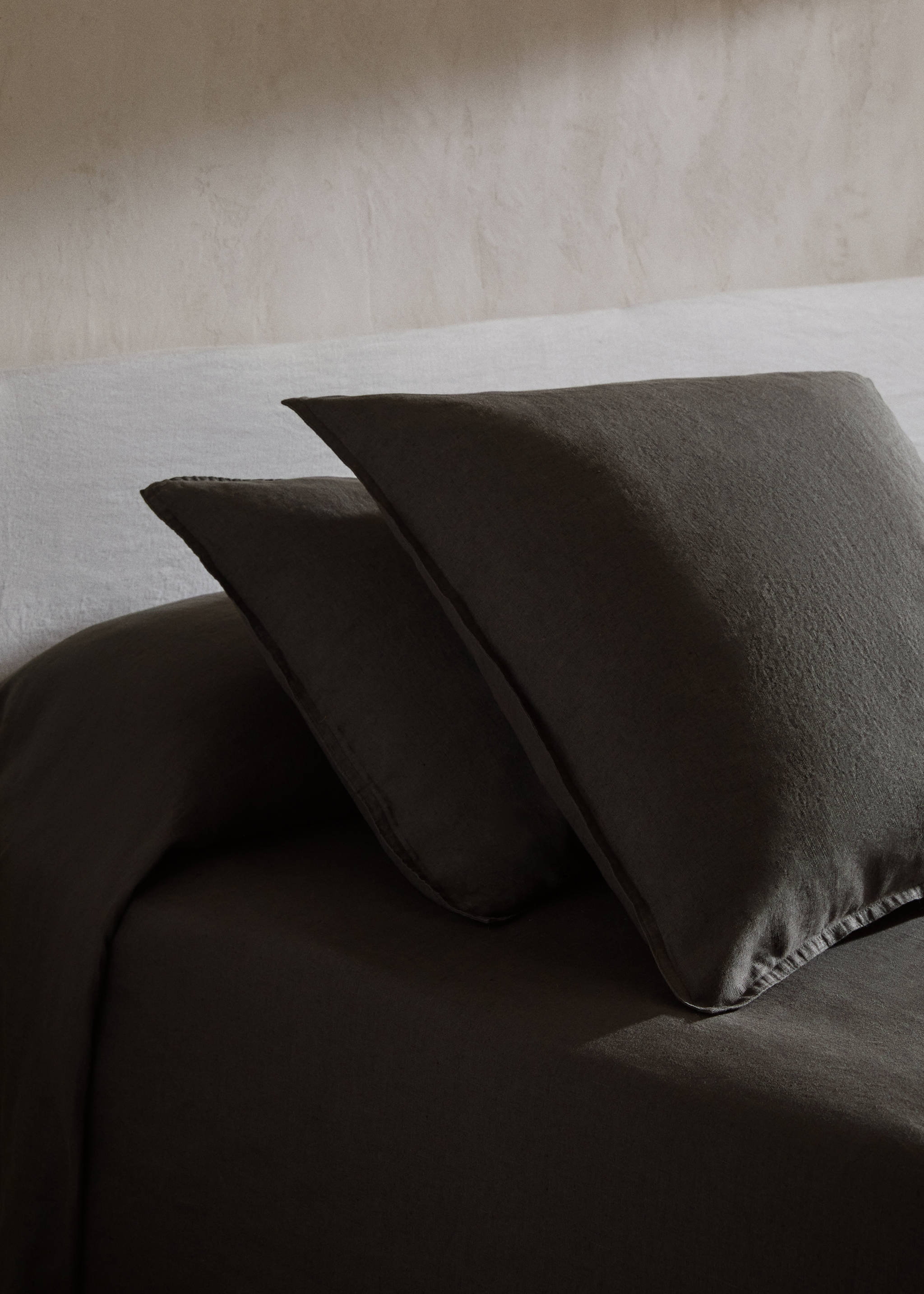 100% linen cushion case set 80X80cm - General plane