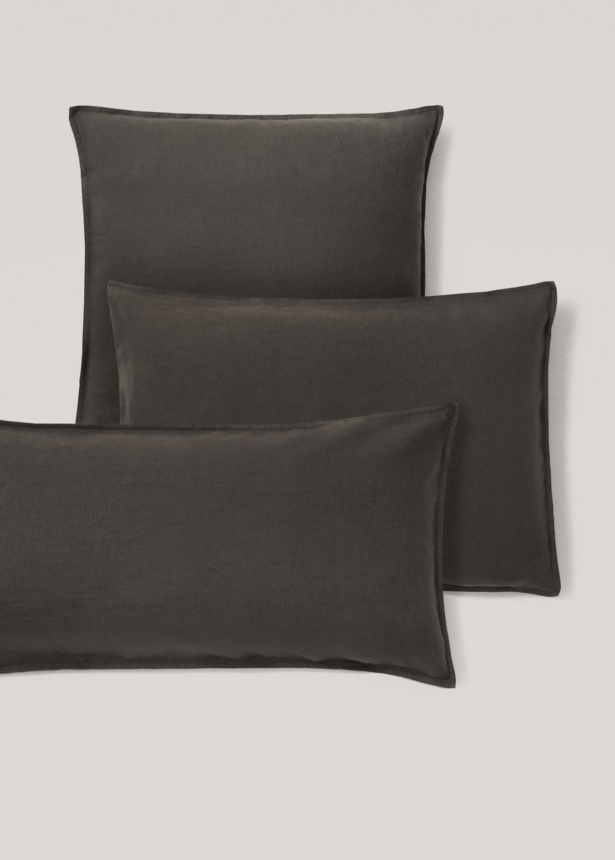 100% linen cushion case set 80X80cm - Details of the article 6
