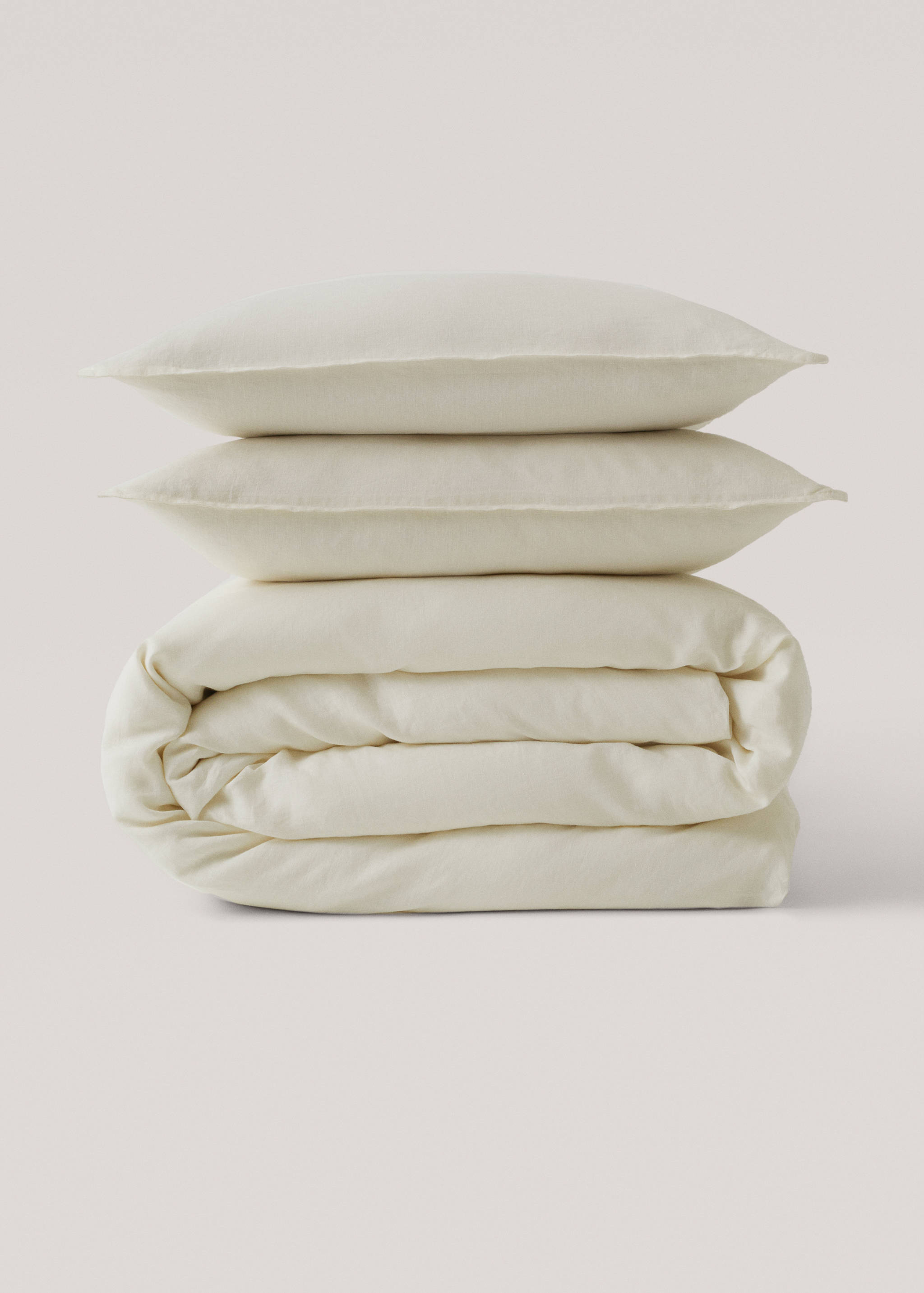 100% linen duvet cover large queen bed - Article without model