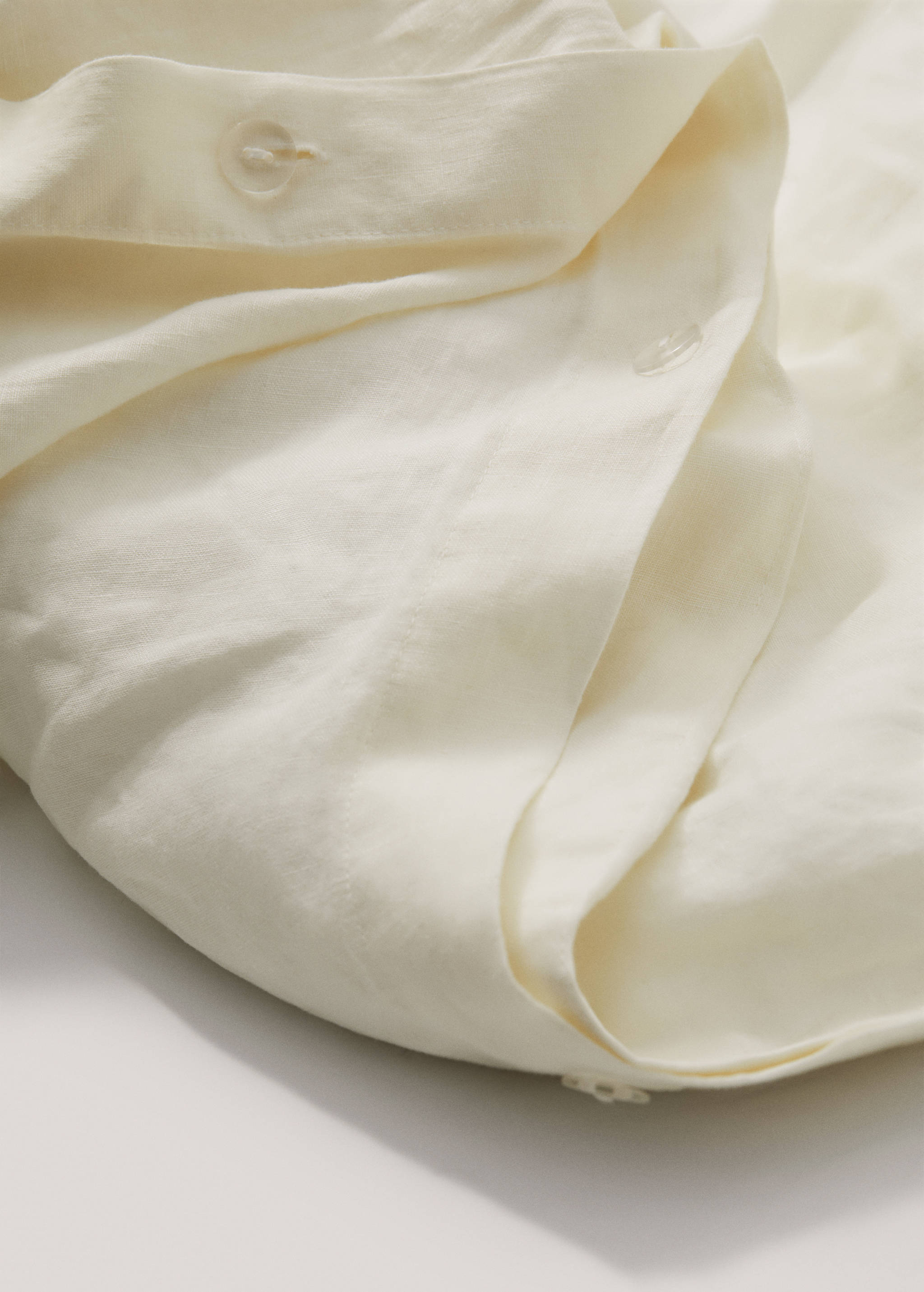 100% linen duvet cover large queen bed - Details of the article 3