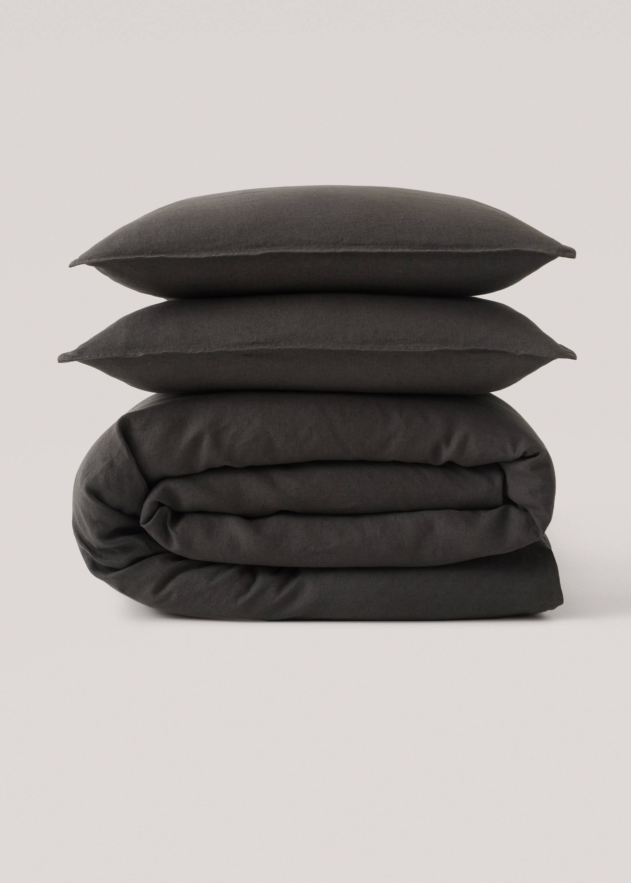 100% linen duvet cover large queen bed - Article without model