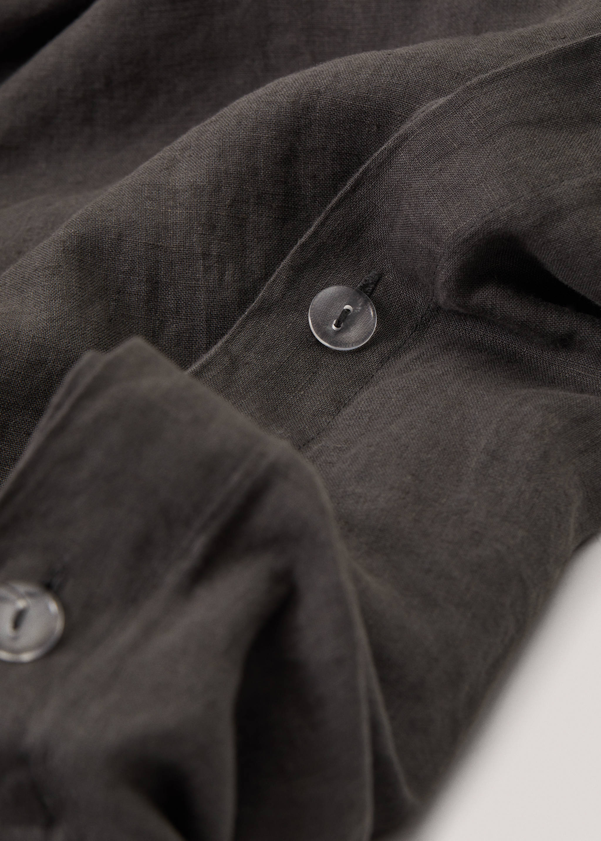 100% linen duvet cover large queen bed - Details of the article 3