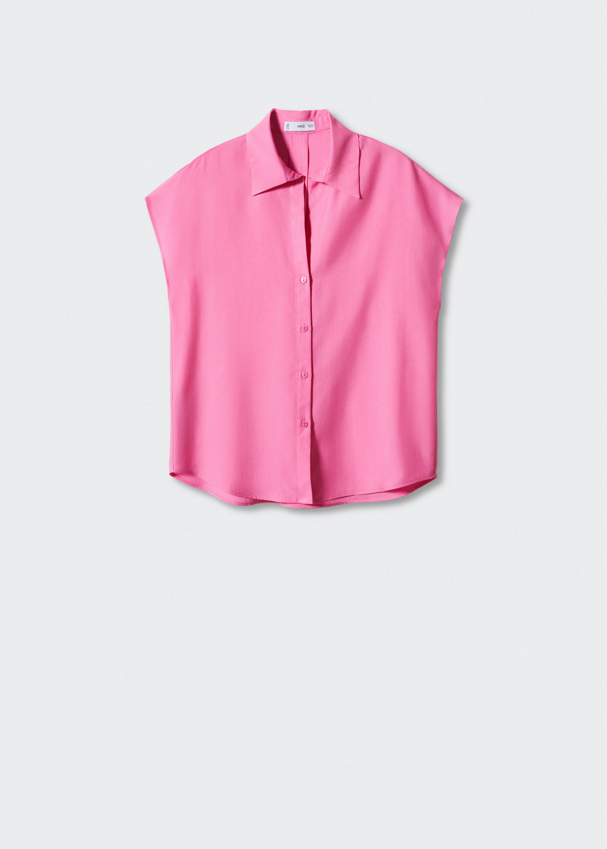 Sleeveless lyocell shirt - Article without model