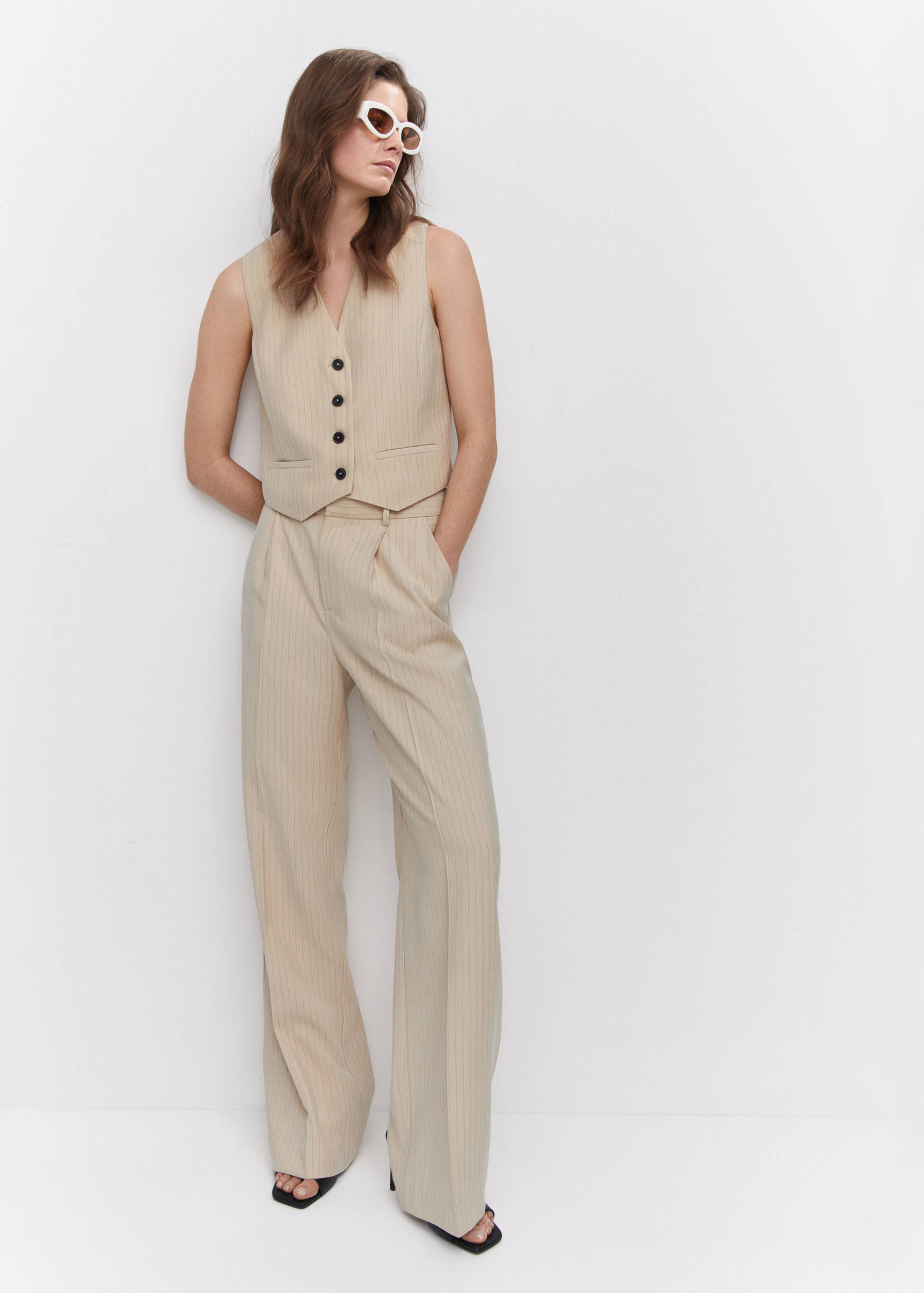 Chalk-stripe pants - Details of the article 2