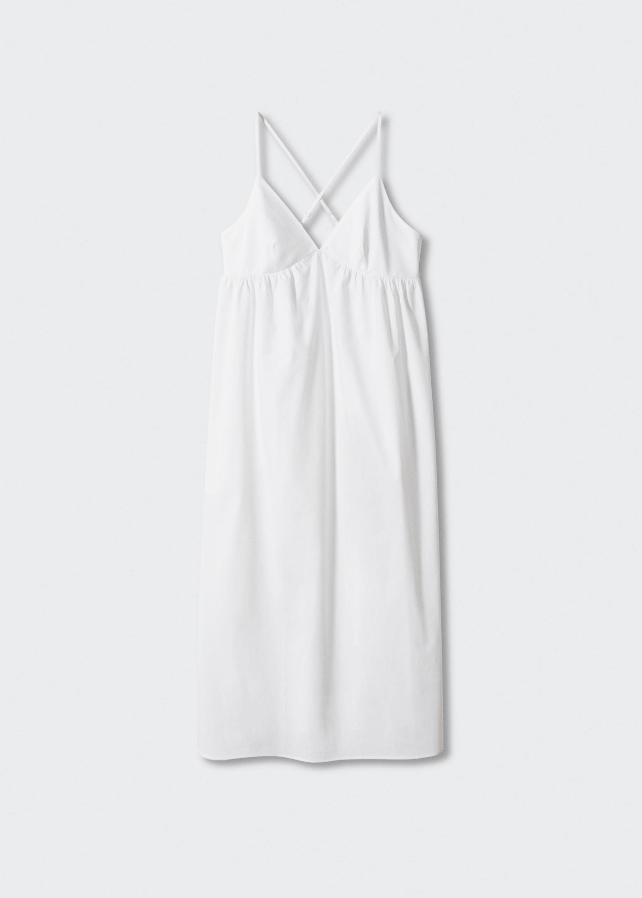 Cotton cross back dress - Article without model