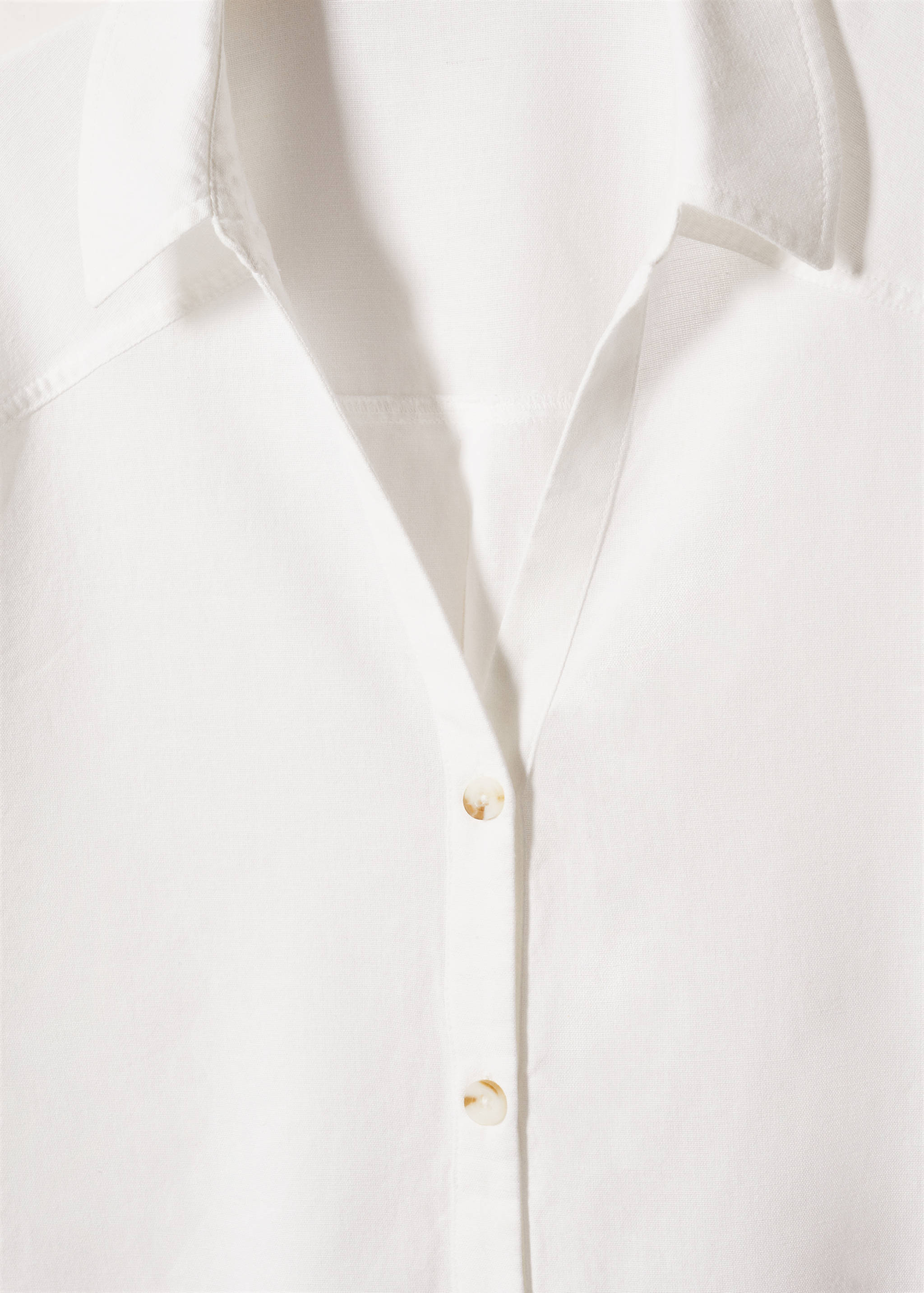 Cotton linen-blend shirt - Details of the article 8