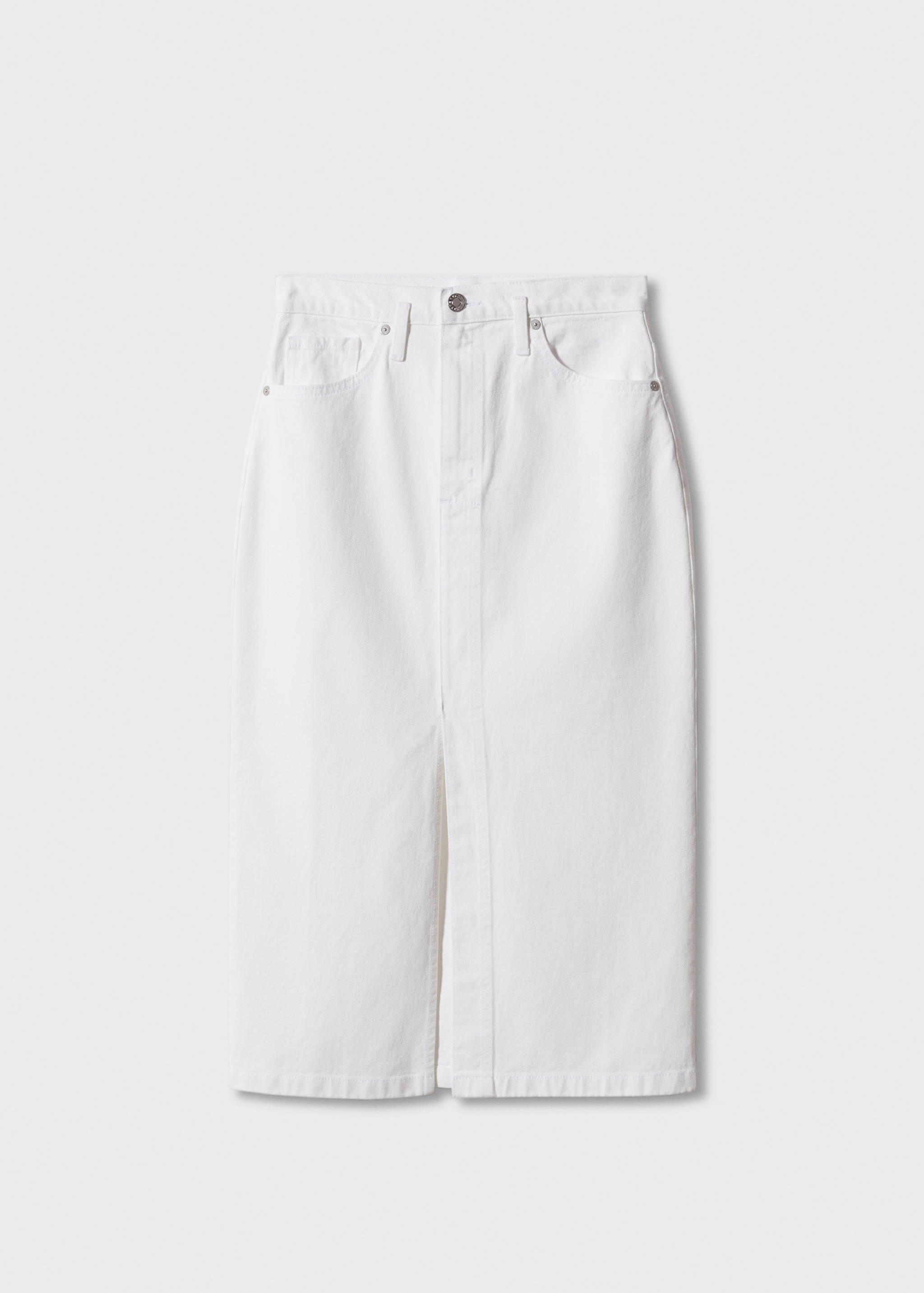 Denim midi-skirt - Article without model