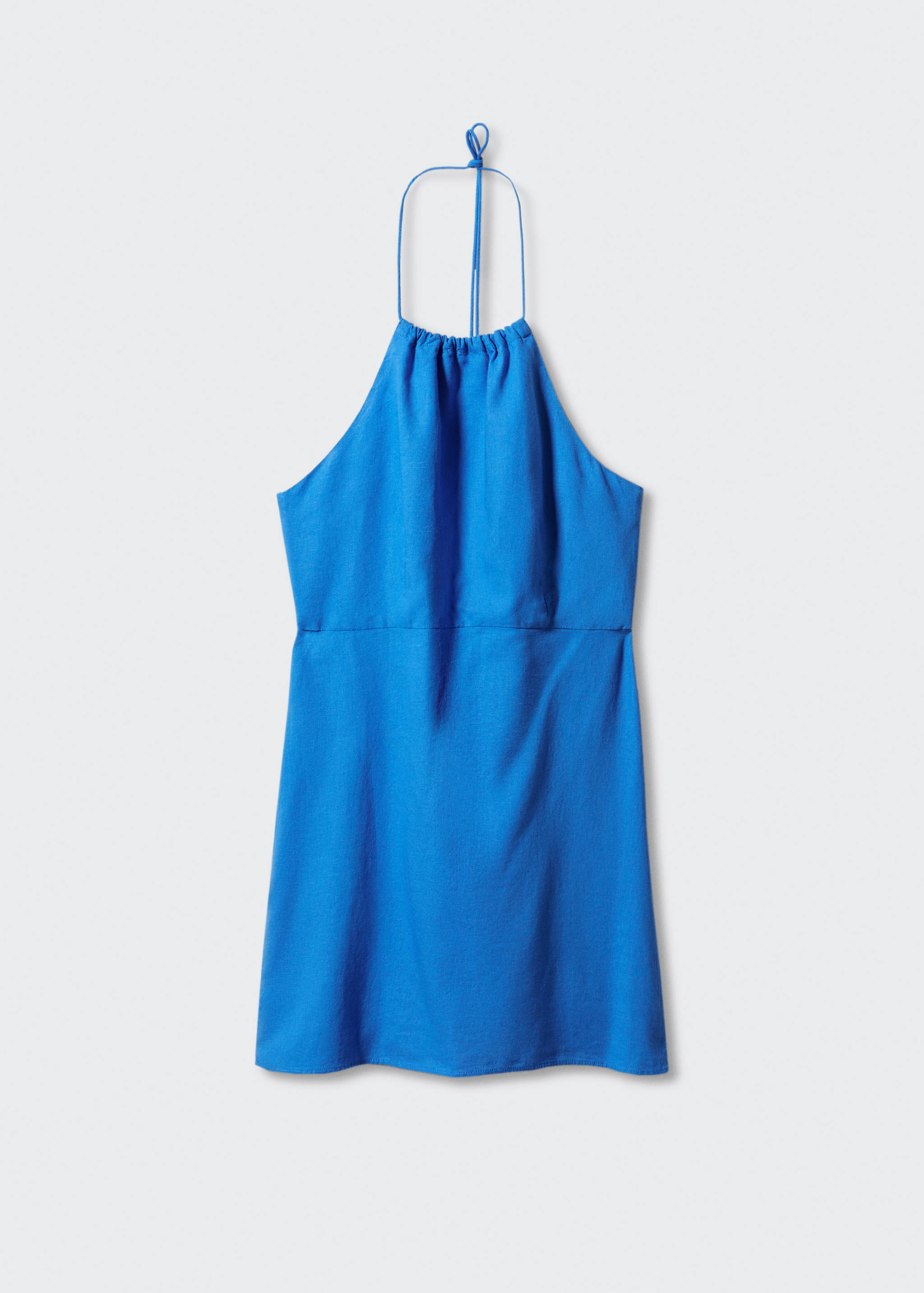 Linen dress with back opening - Article without model