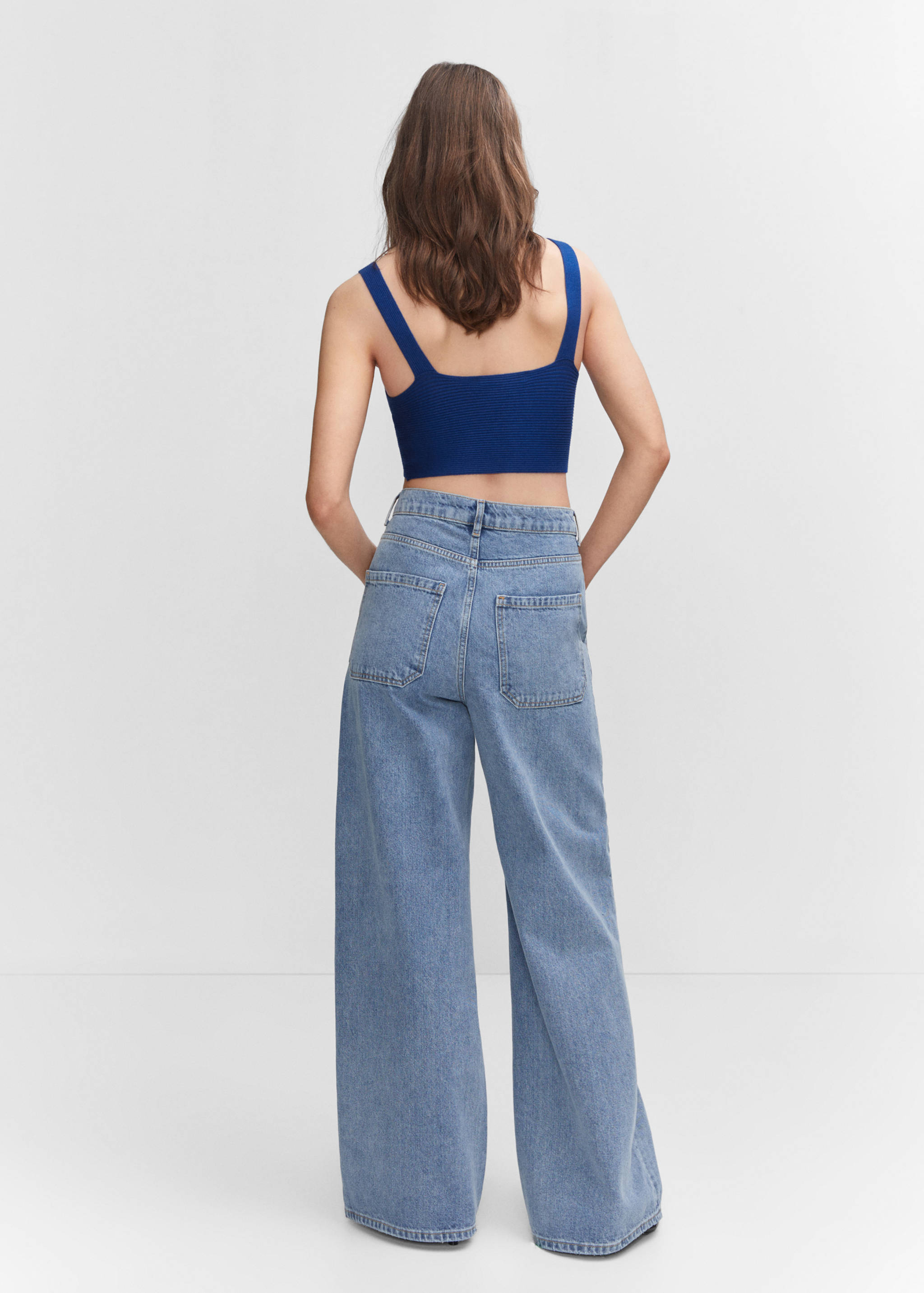 Knitted wrap top - Reverse of the article