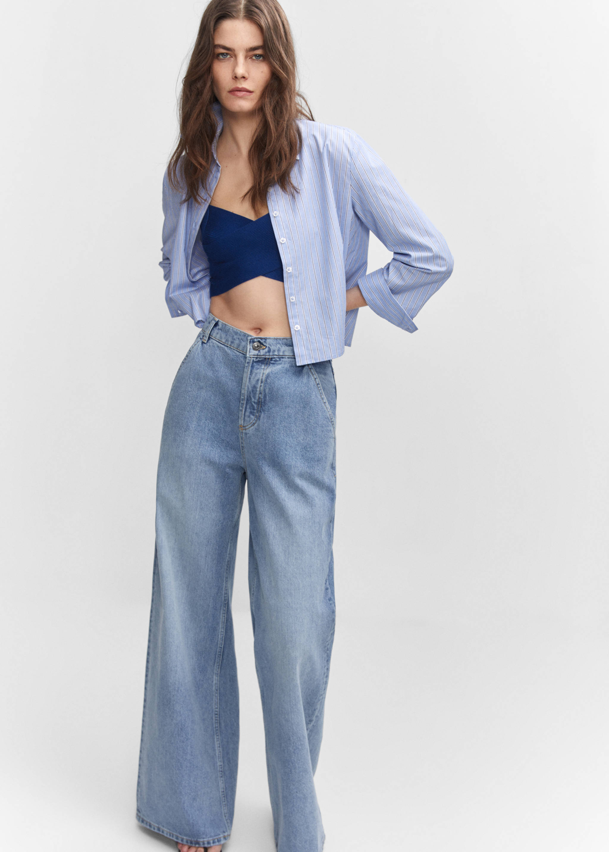 Knitted wrap top - Details of the article 2