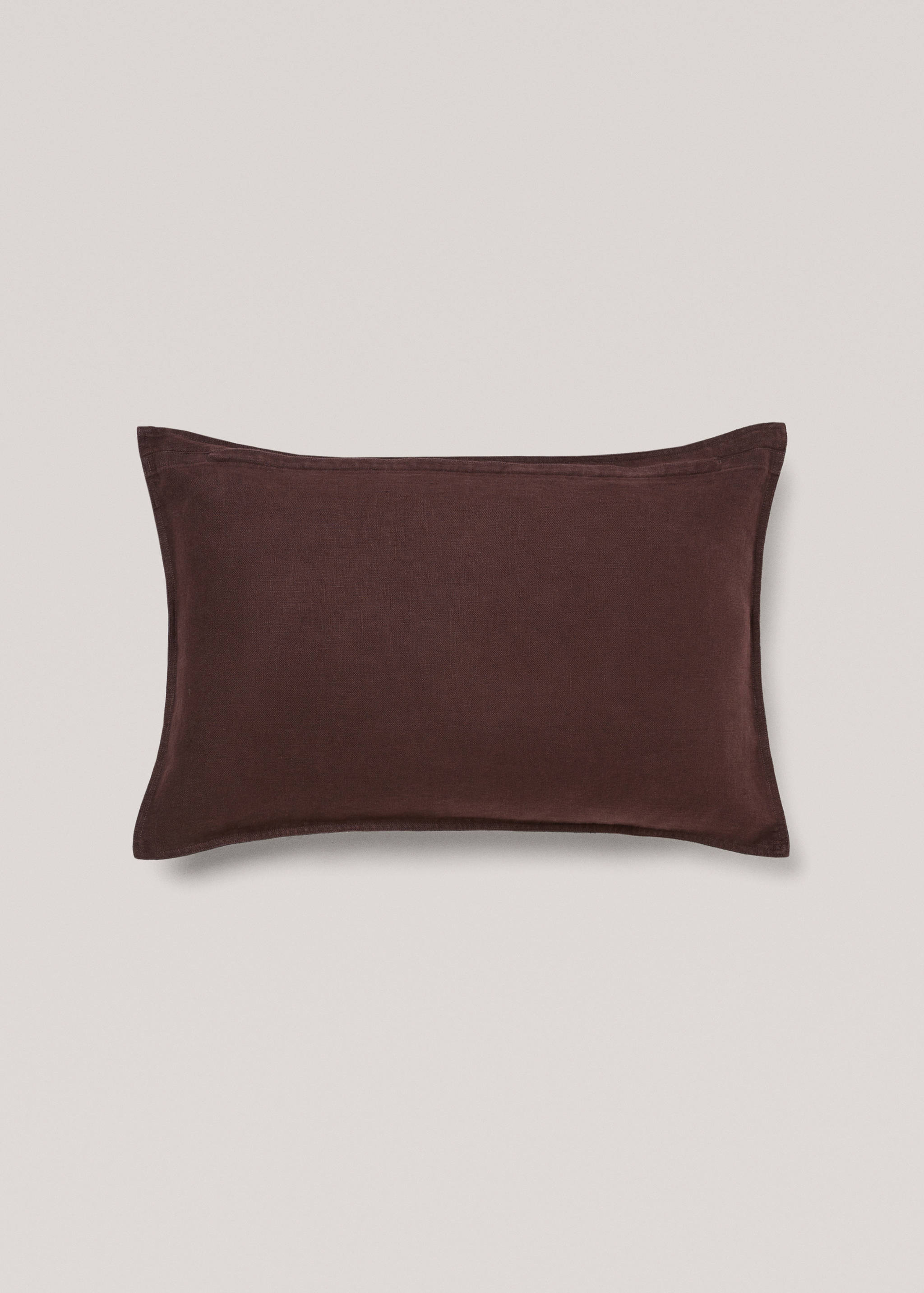 100% linen two-tone cushion case 40x60cm - Details of the article 1