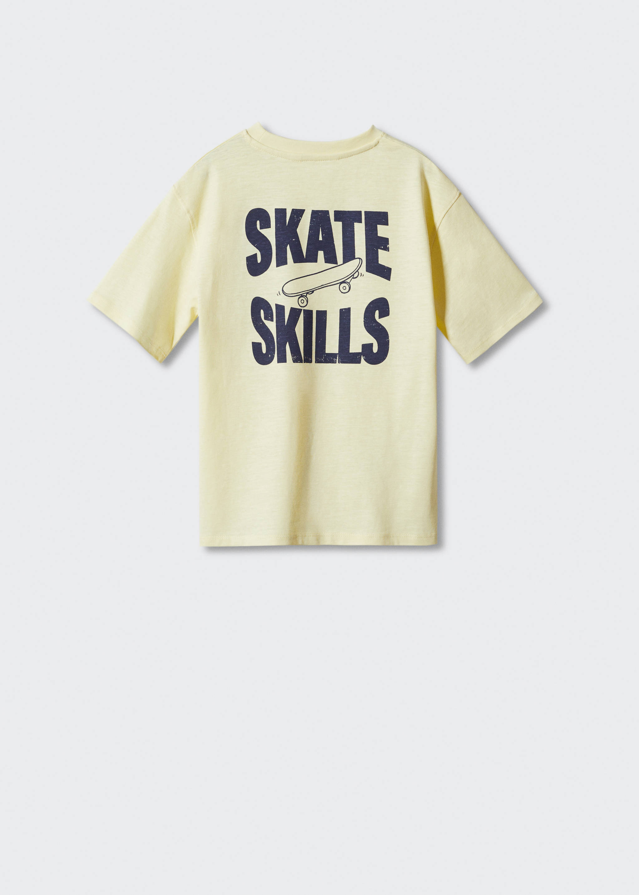 Printed cotton-blend T-shirt - Reverse of the article