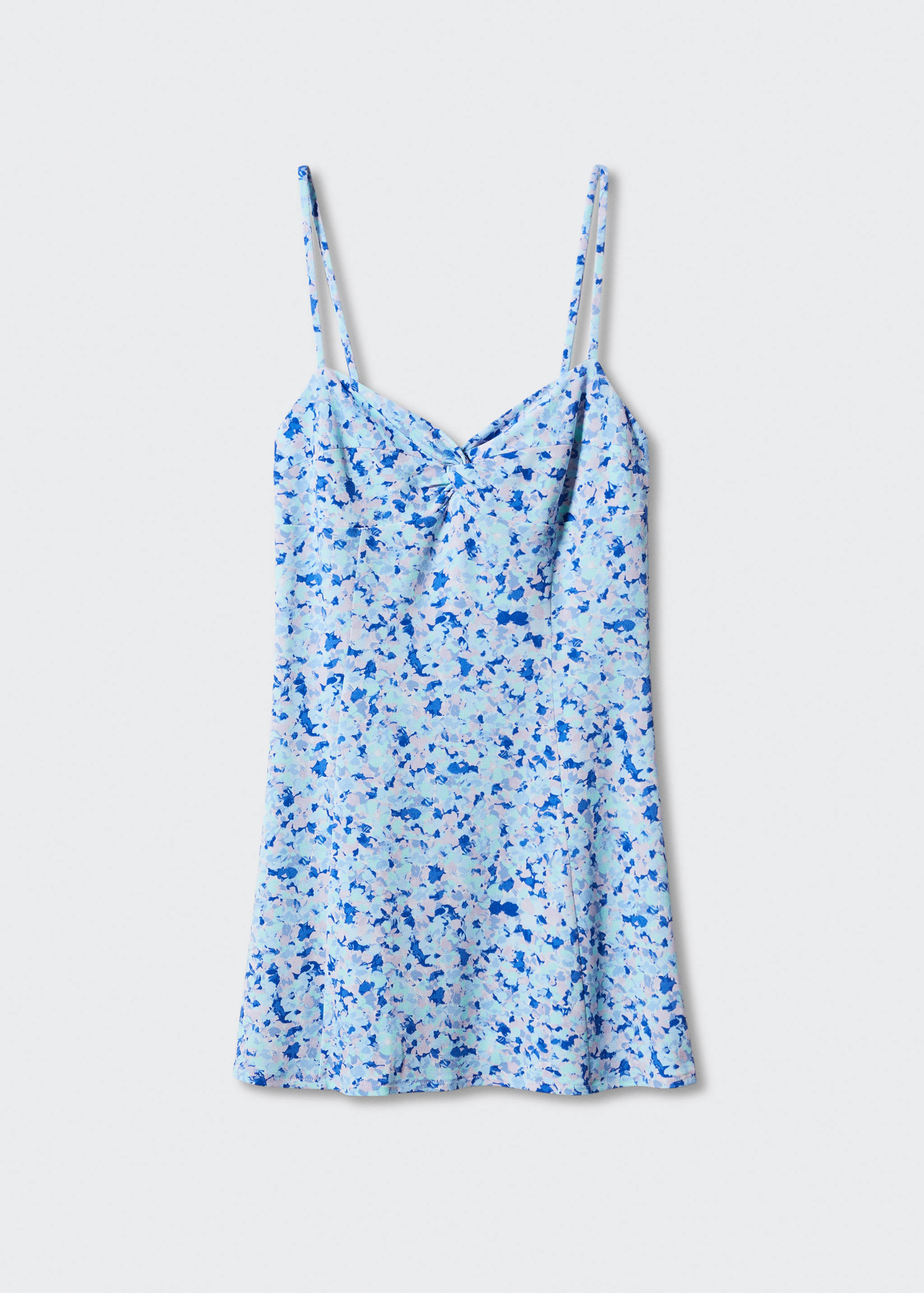 Printed short dress - Article without model