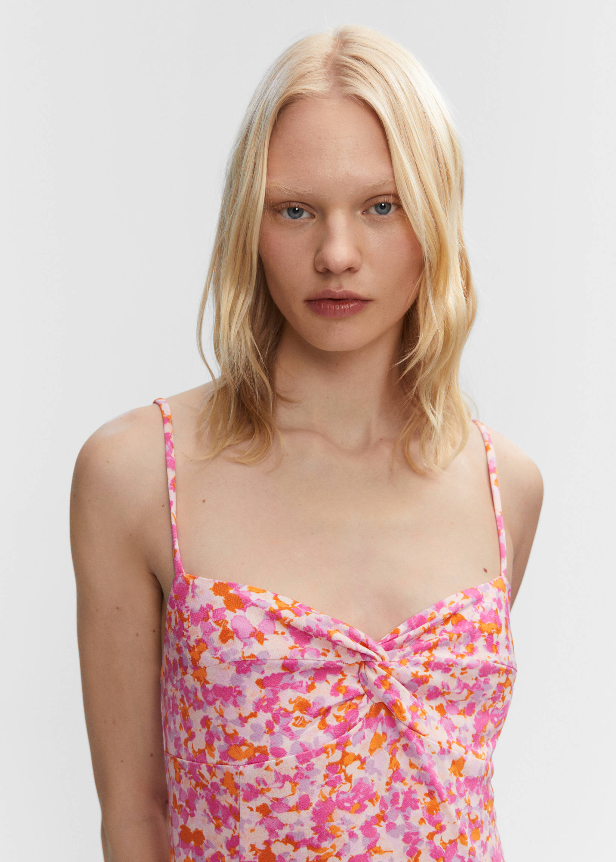 Vestido estampado corto - Detalle del artículo 1