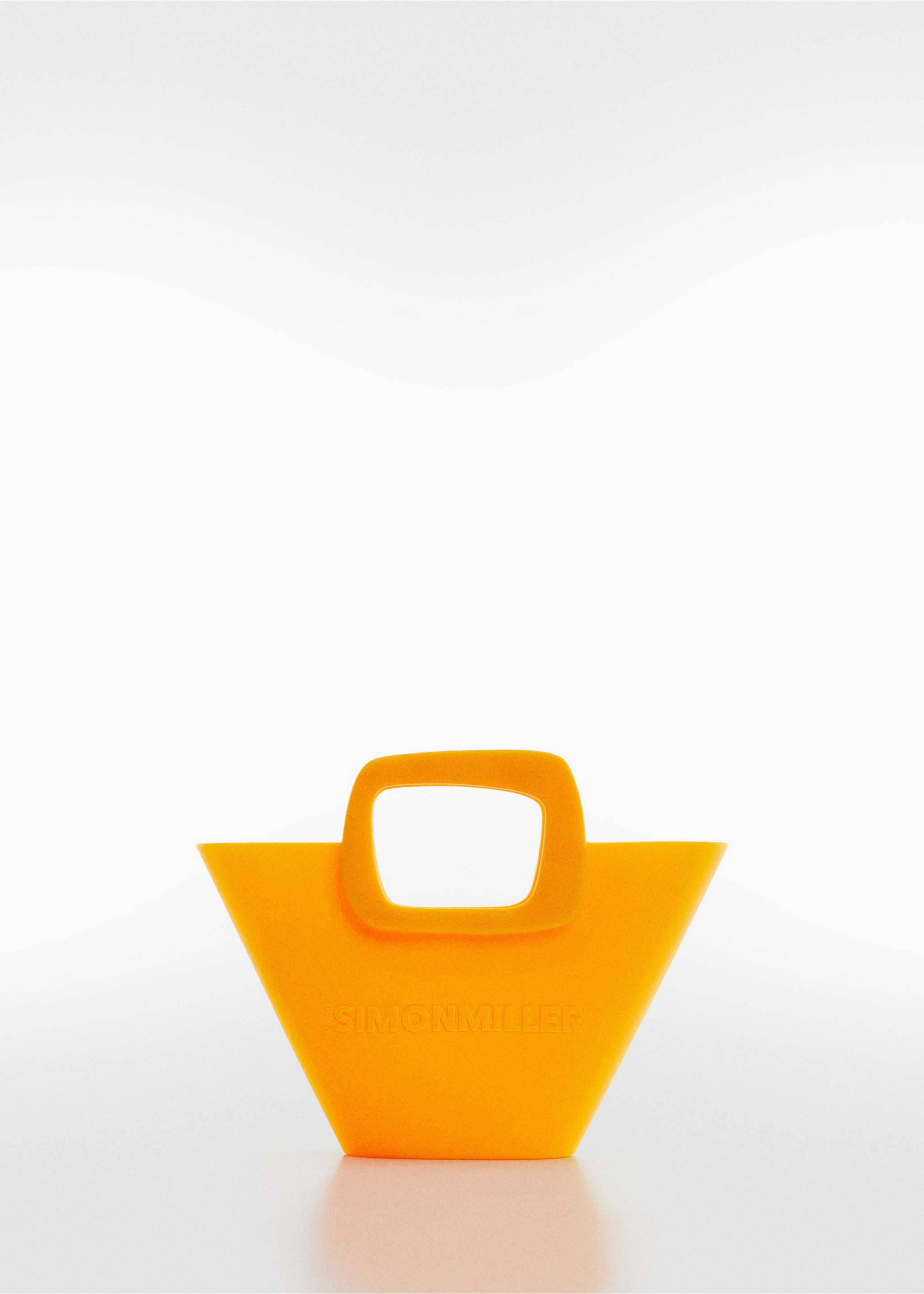 Mini-bag with geometric logo - Article without model, Yellow. Ref: 57000358-00.