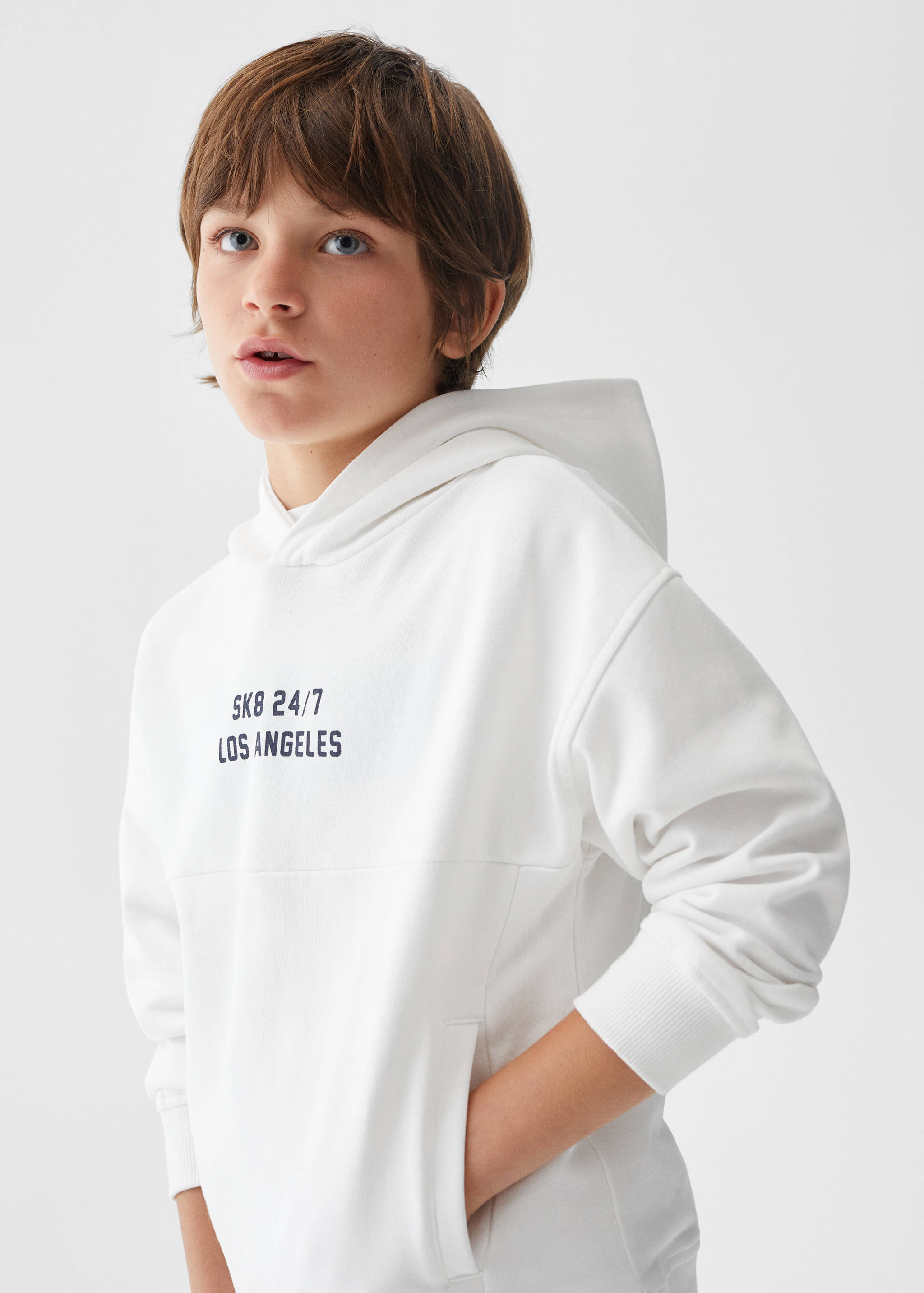 Bedrukt katoenen sweatshirt - Detail van het artikel 1