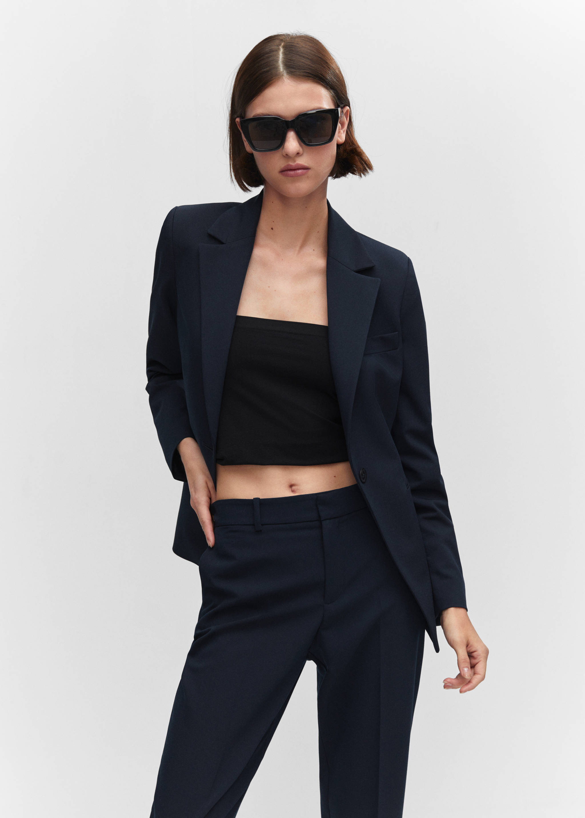 Pantalón recto traje - Detalle del artículo 1