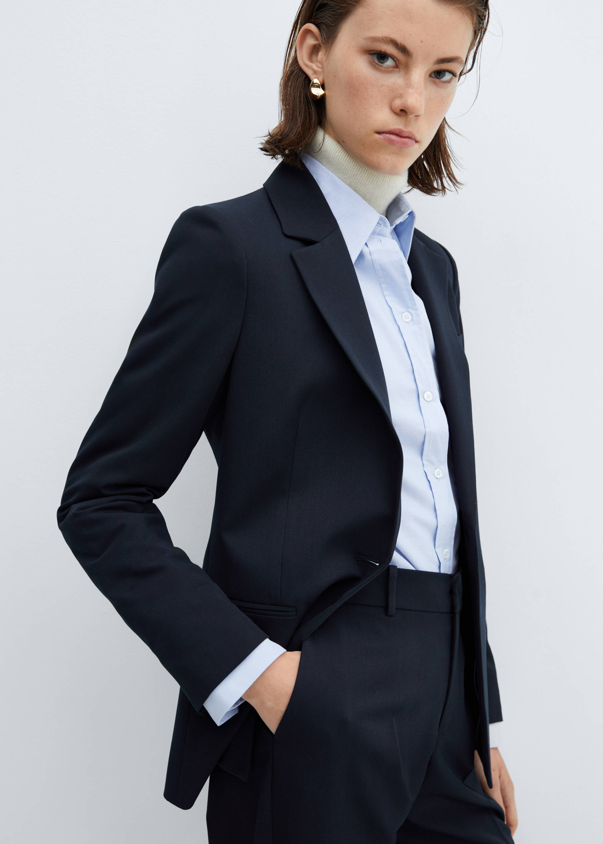 Pantalón recto traje - Detalle del artículo 2